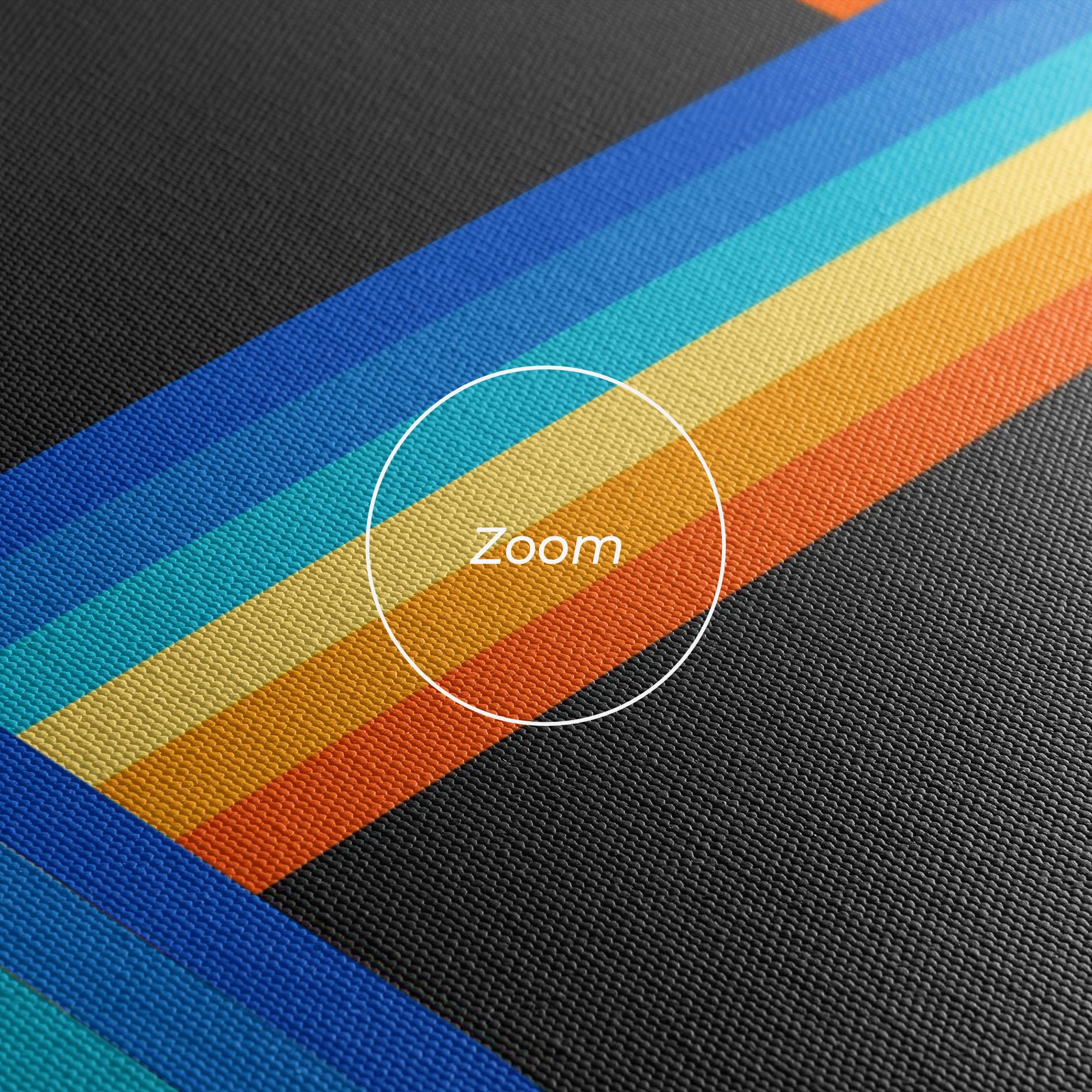 Leinwandbild Vintage Ranbow mockup 3