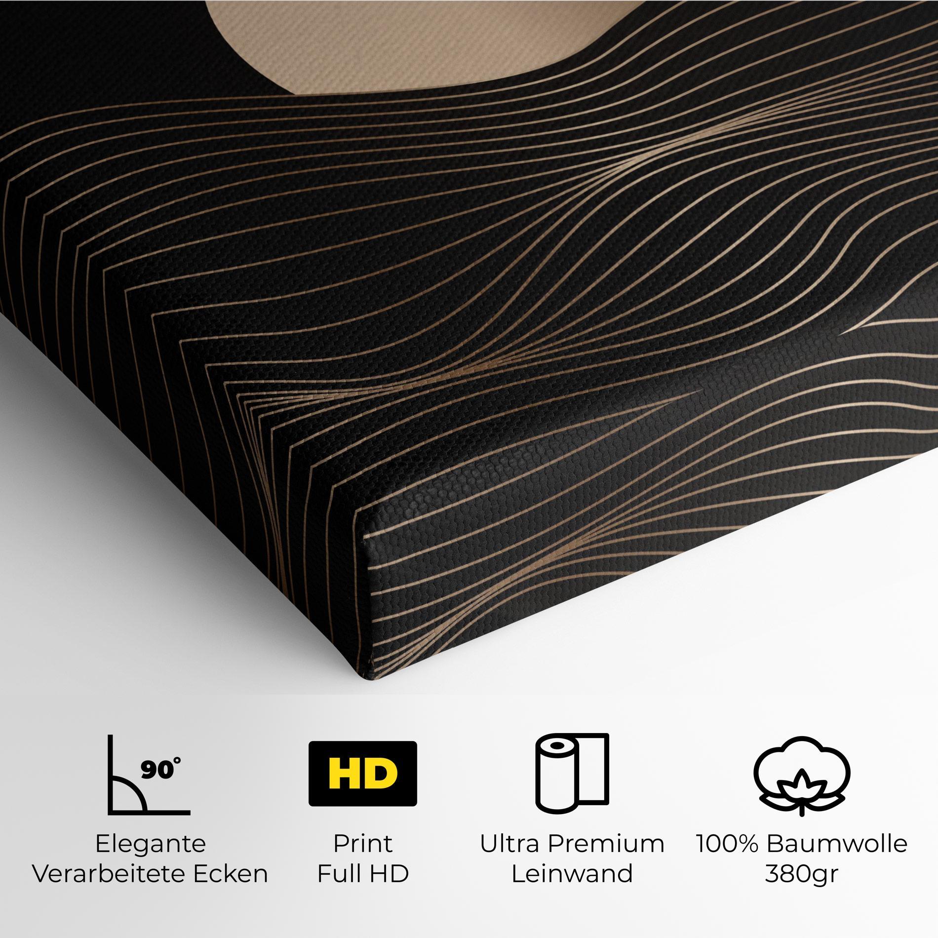 Leinwandbild Cream Moon mockup 4