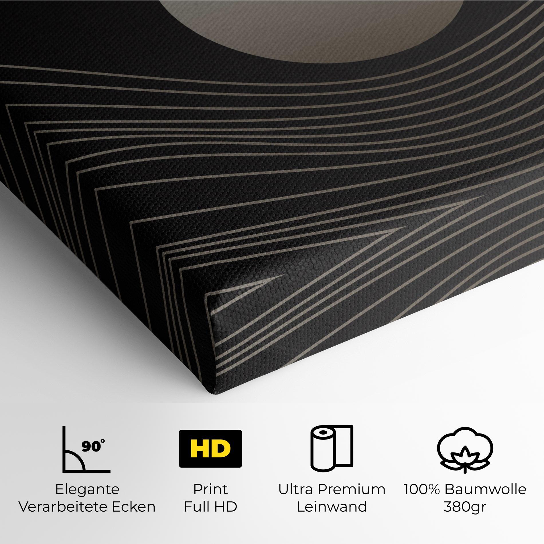 Leinwandbild Grey Moon mockup 4