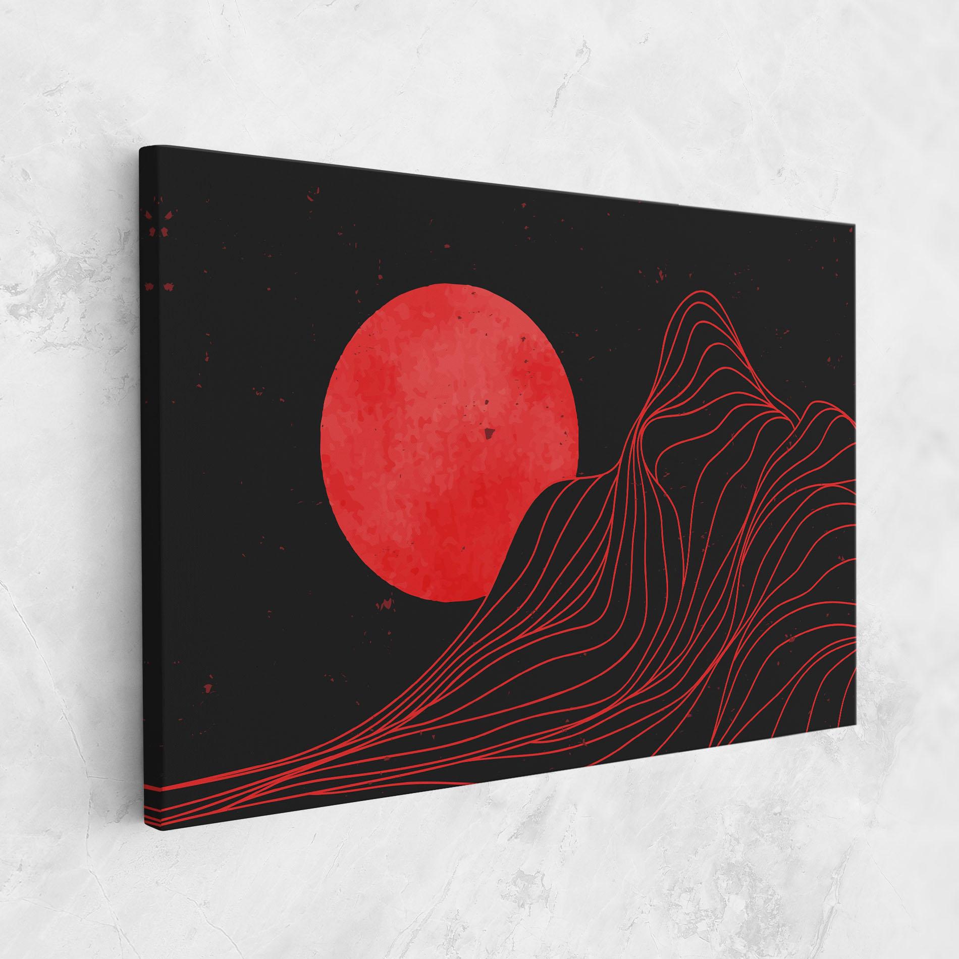 Leinwandbild Bloody Moon mockup 1