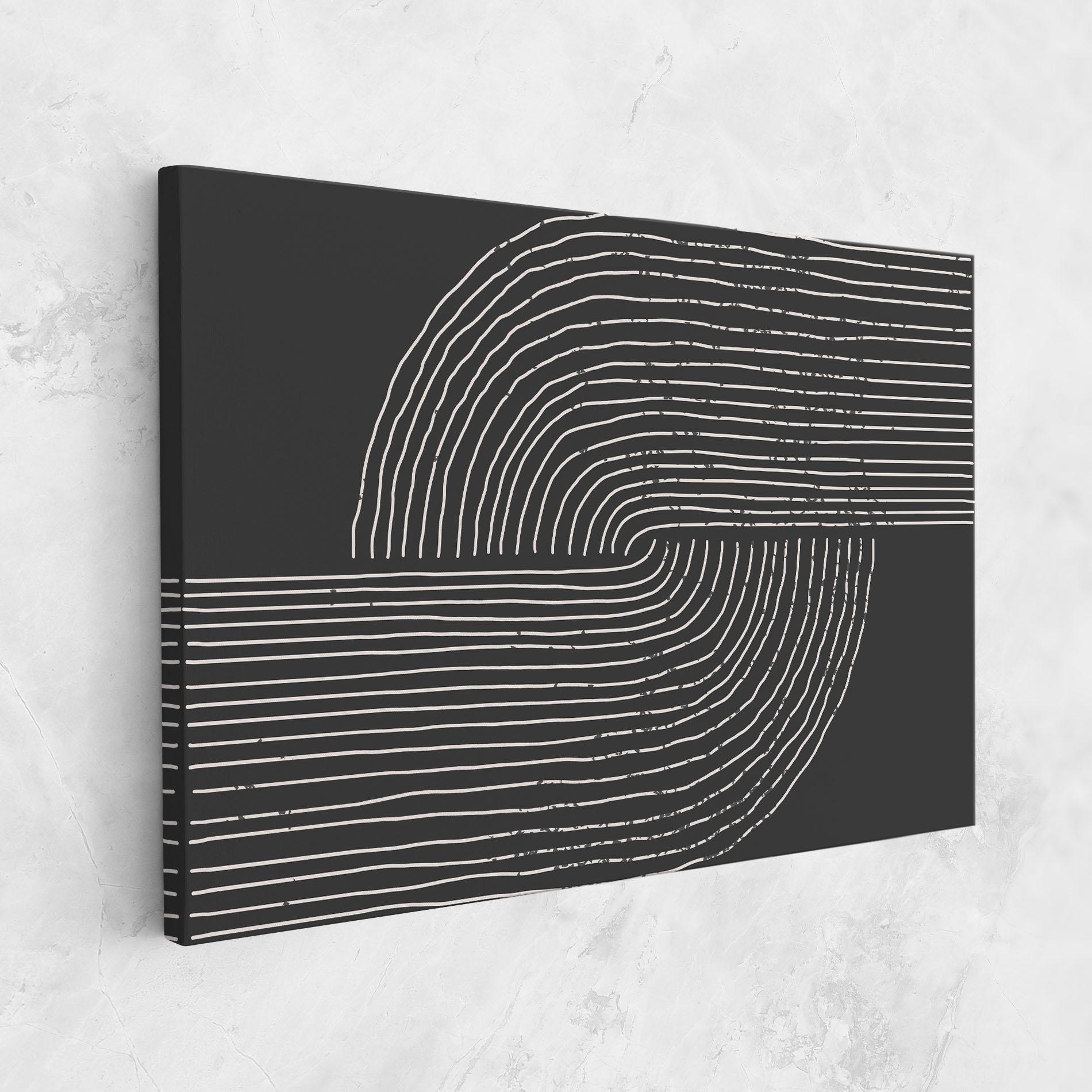 Leinwandbild Minimalist Circle mockup 1