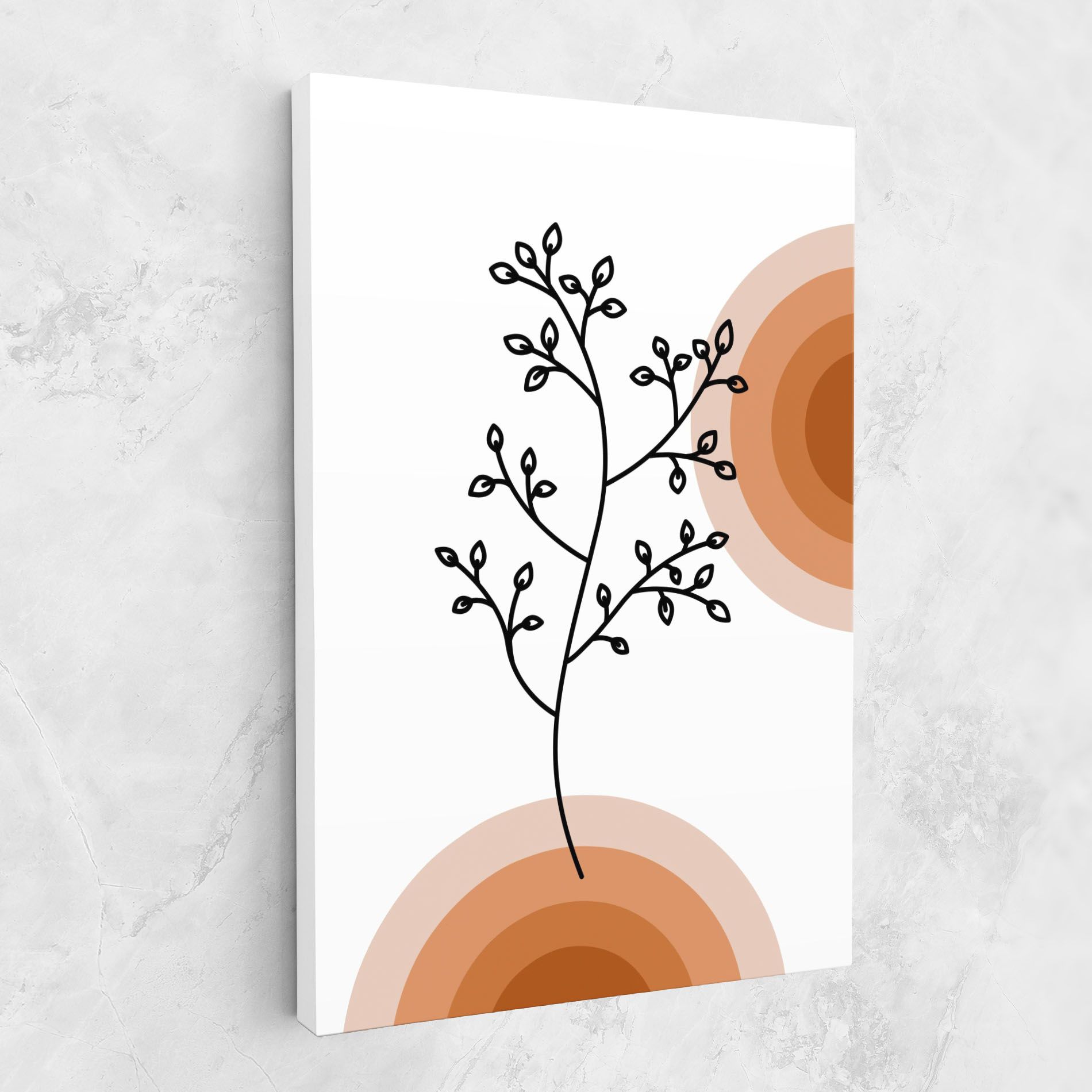 Plant Orange Circle mockup 1