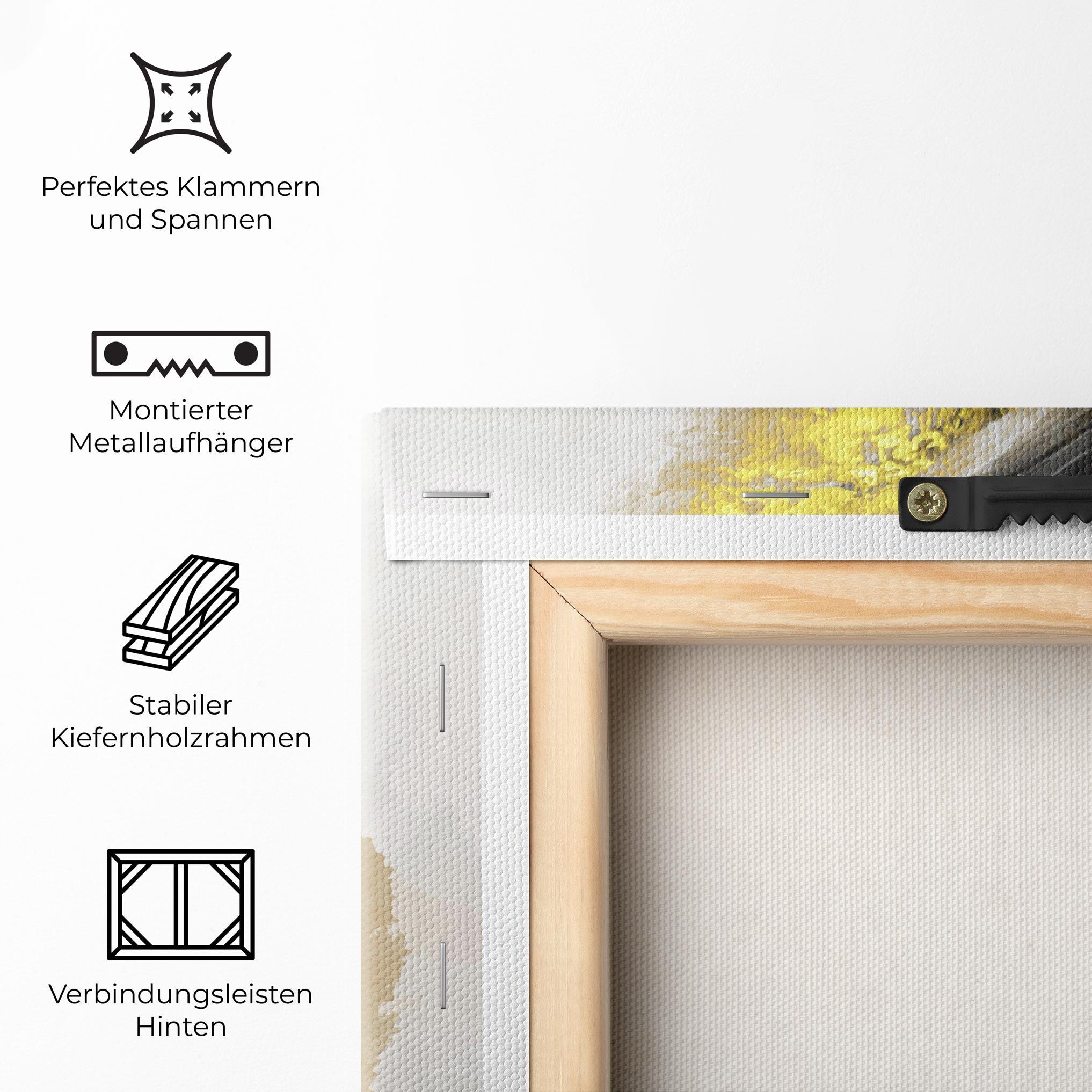 Leinwandbild Gold Brush mockup 5