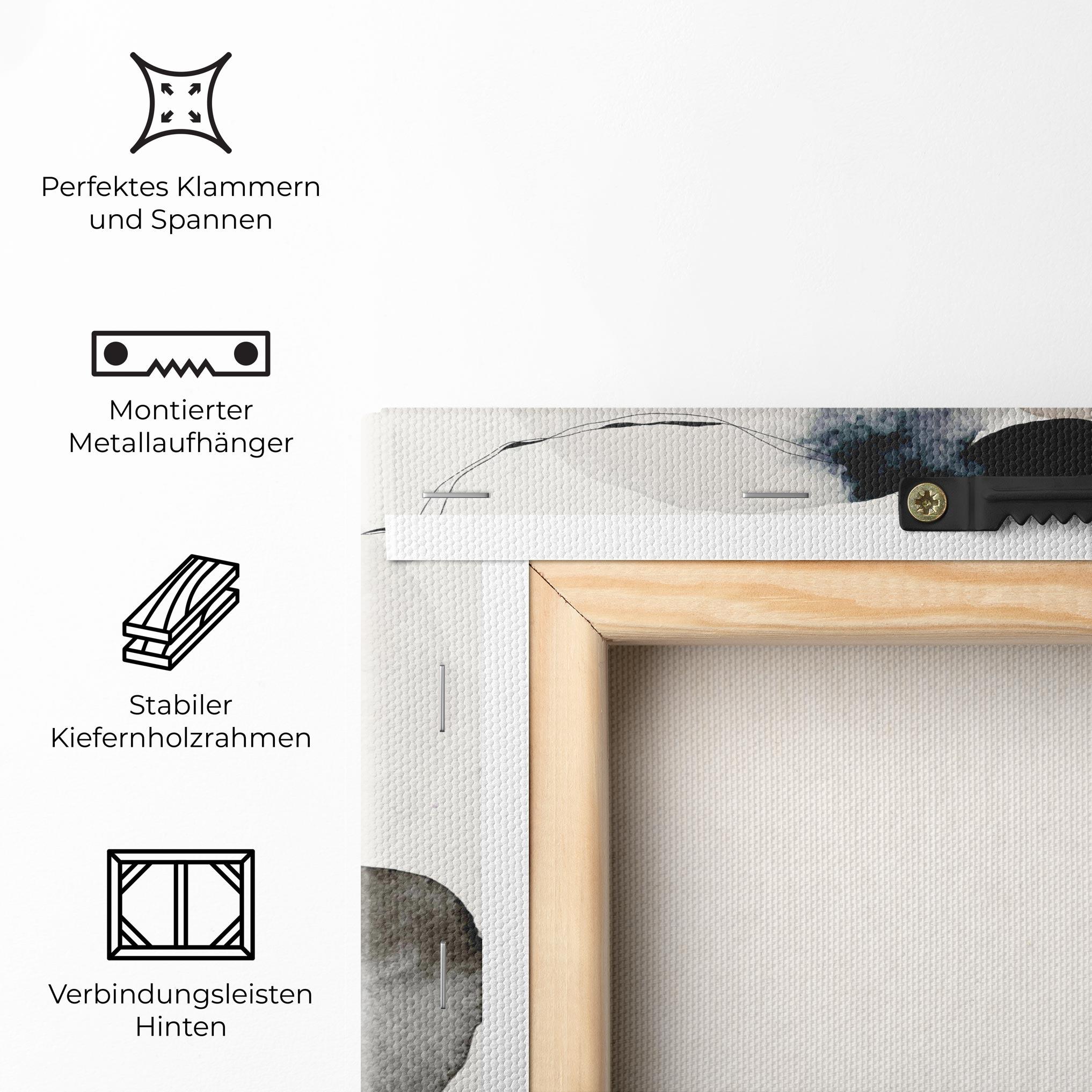 Leinwandbild Water Color Art mockup 5