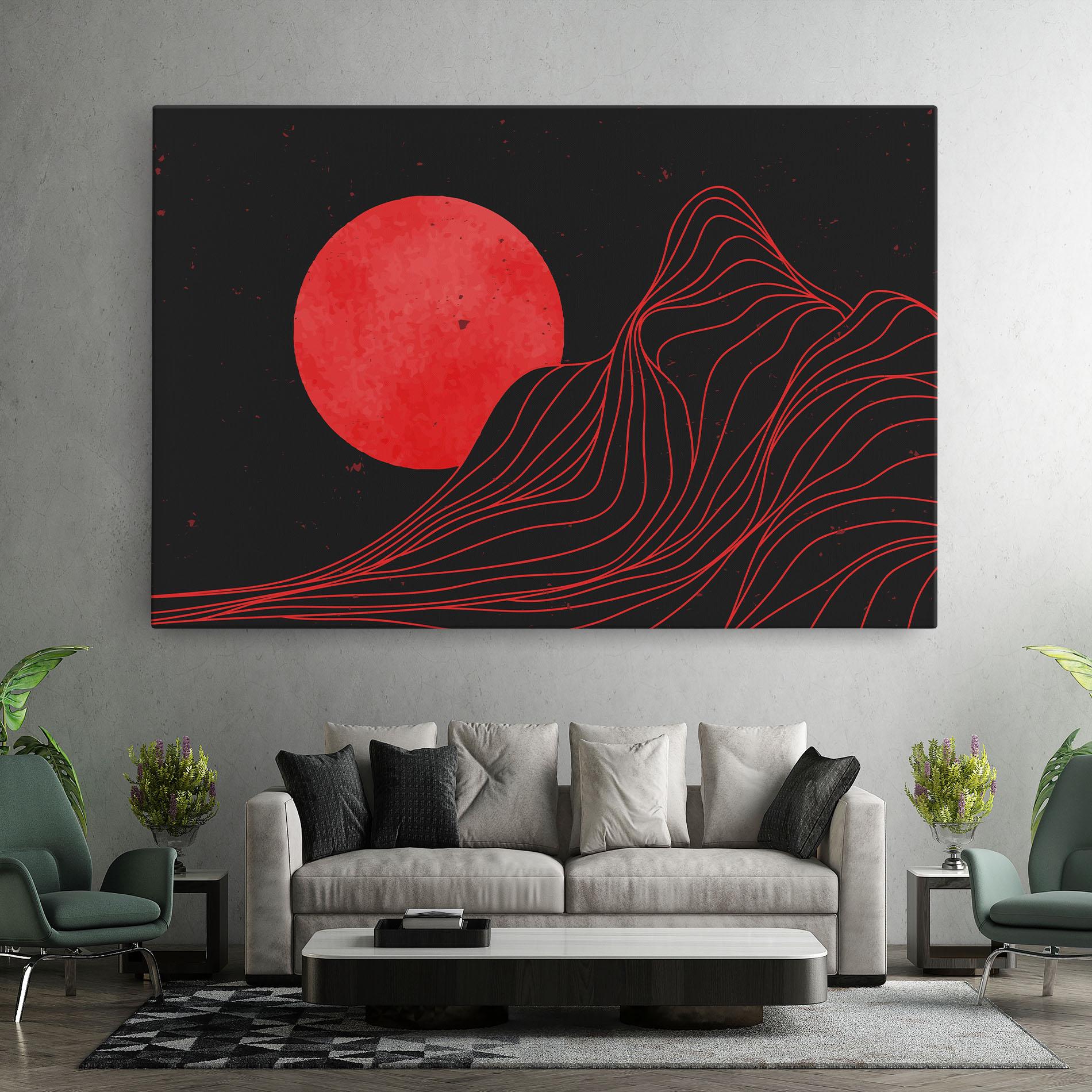Leinwandbild Bloody Moon mockup 7