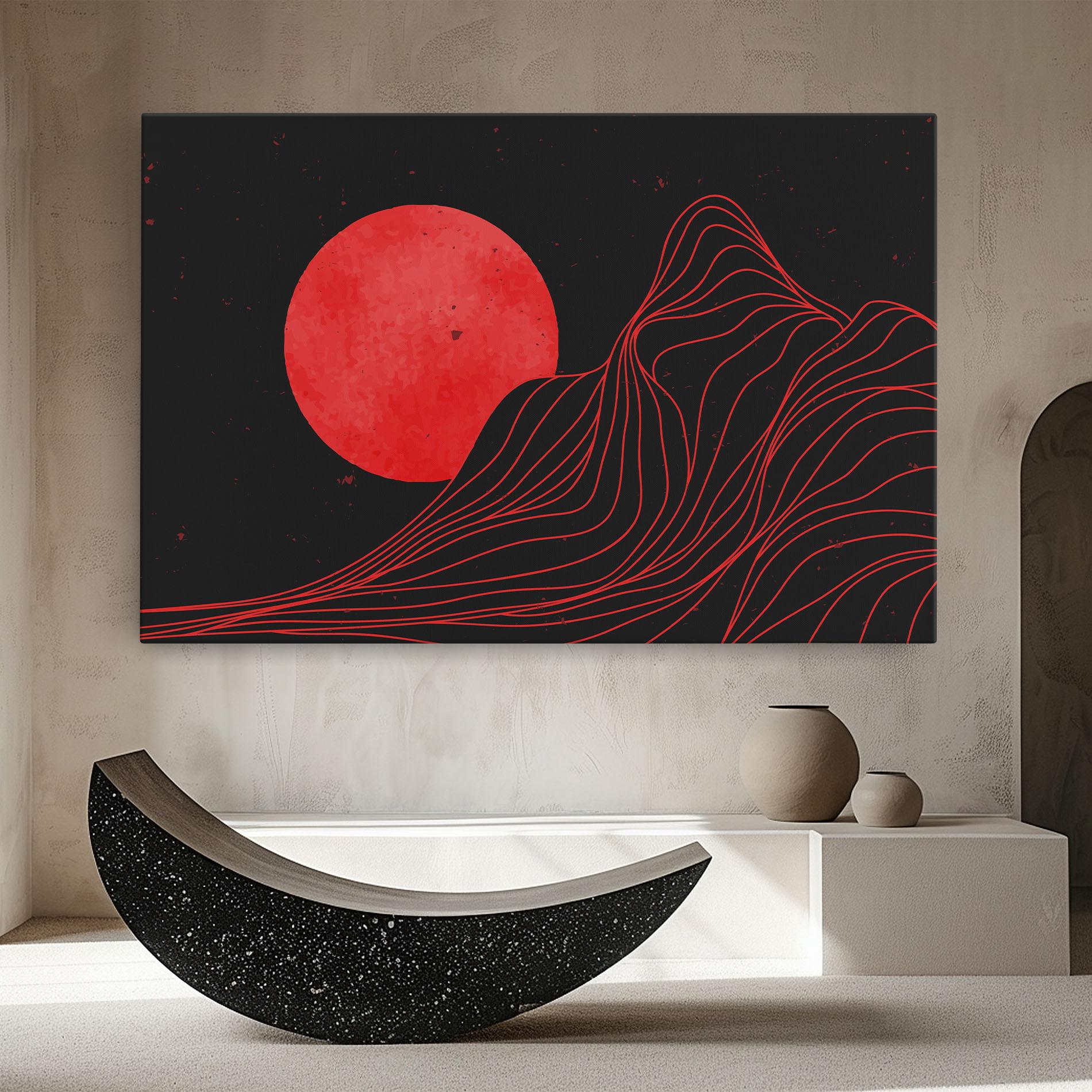 Leinwandbild Bloody Moon mockup 8