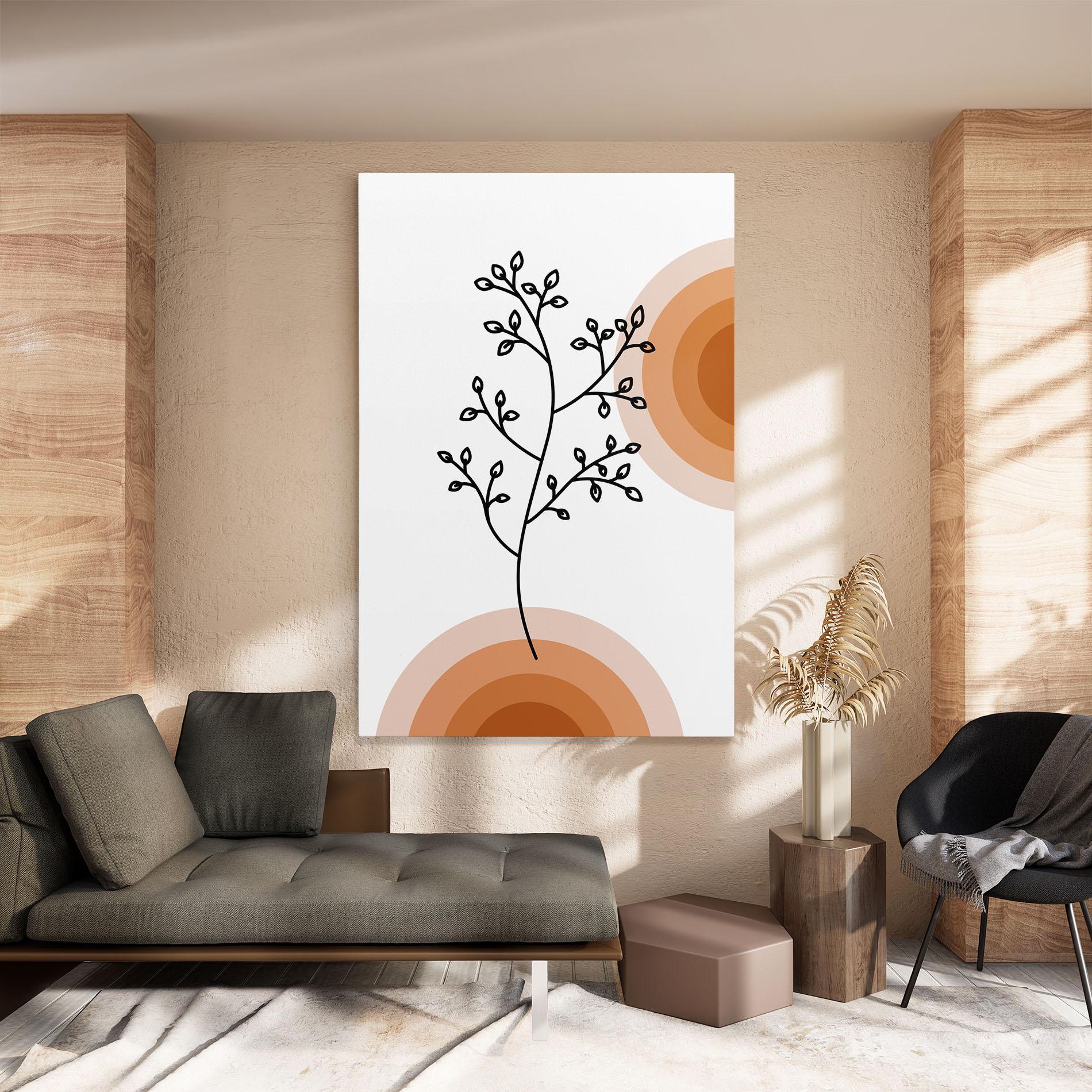 Leinwandbild Plant Orange Circle mockup 8