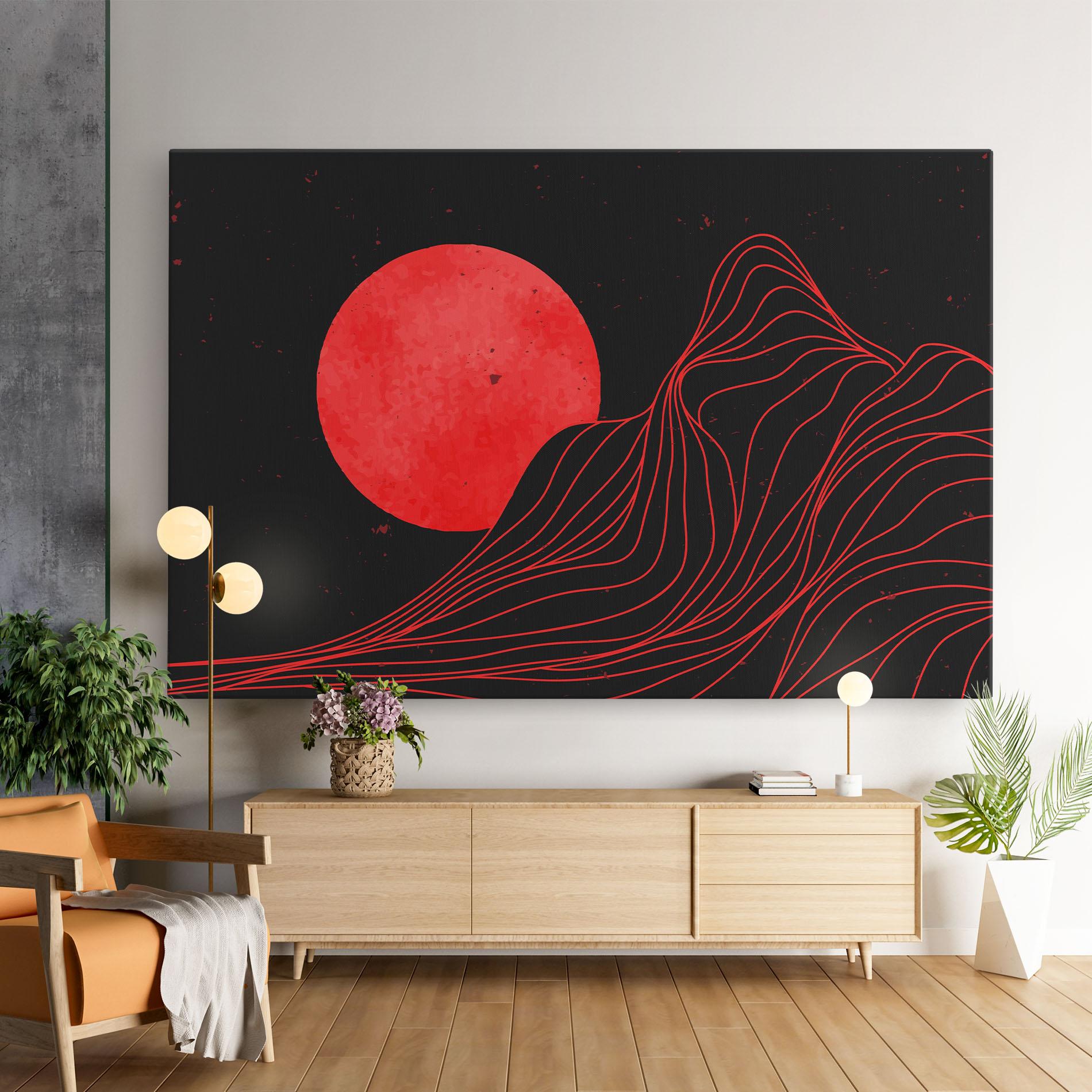 Leinwandbild Bloody Moon mockup 9