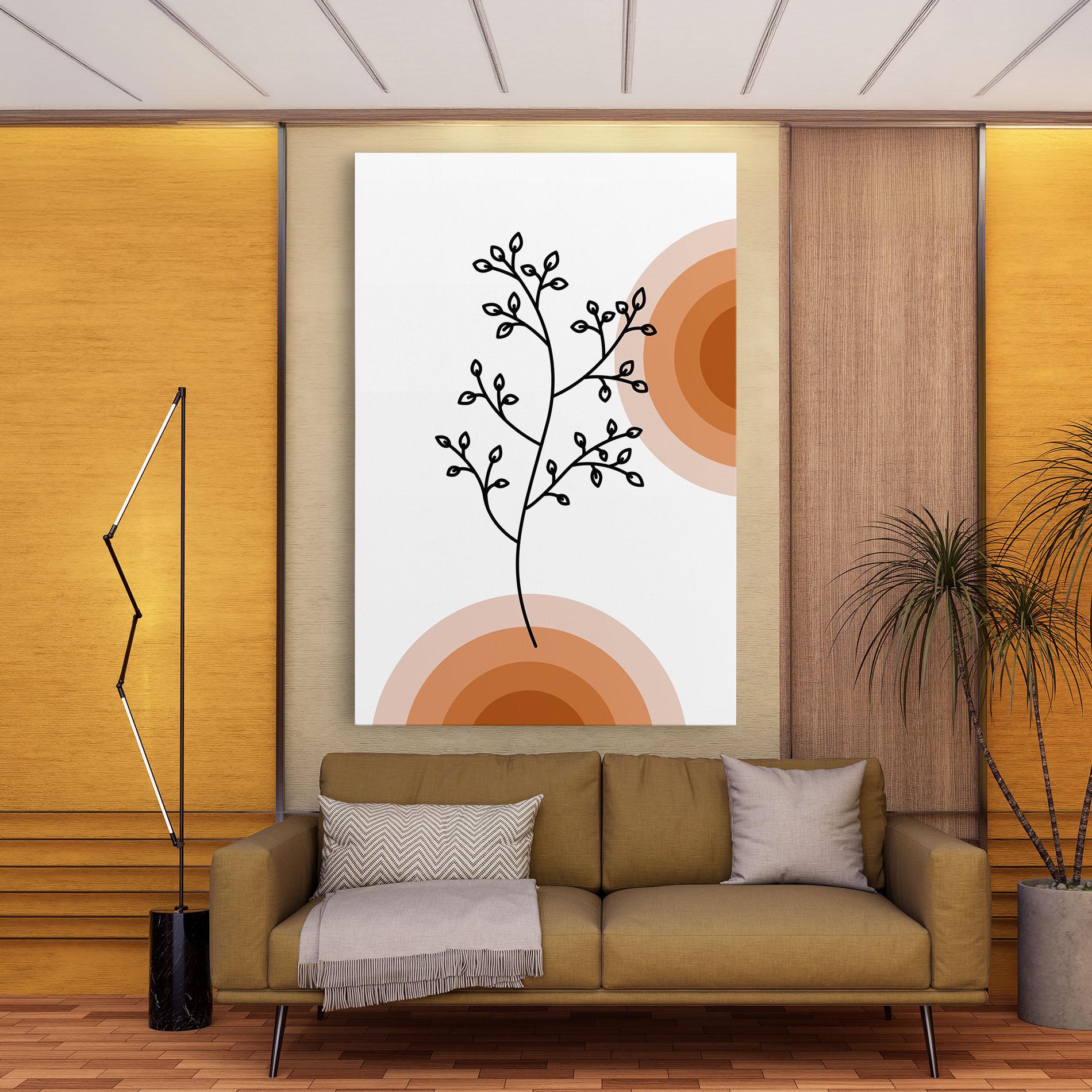 Leinwandbild Plant Orange Circle mockup 9
