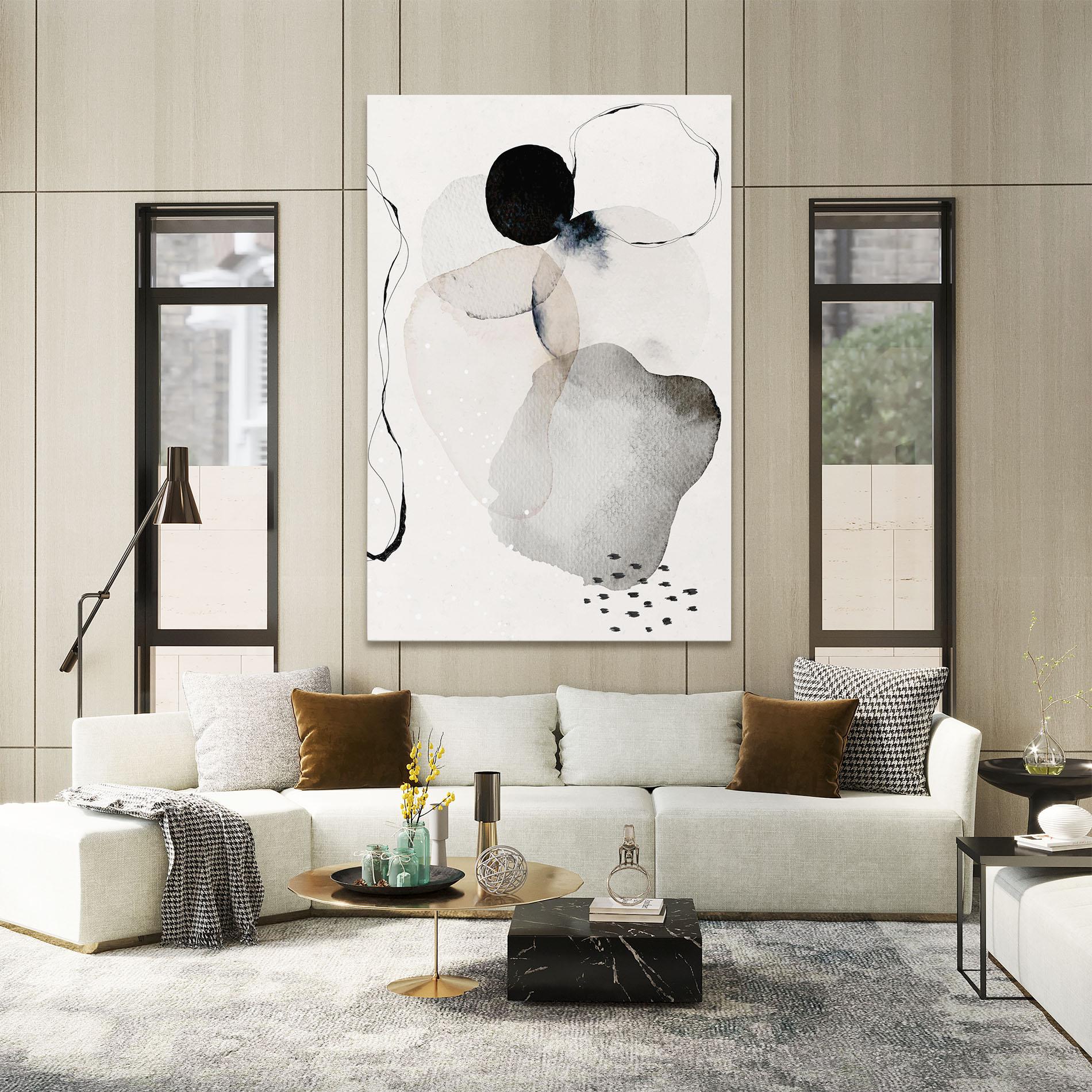 Leinwandbild Water Color Art mockup 2