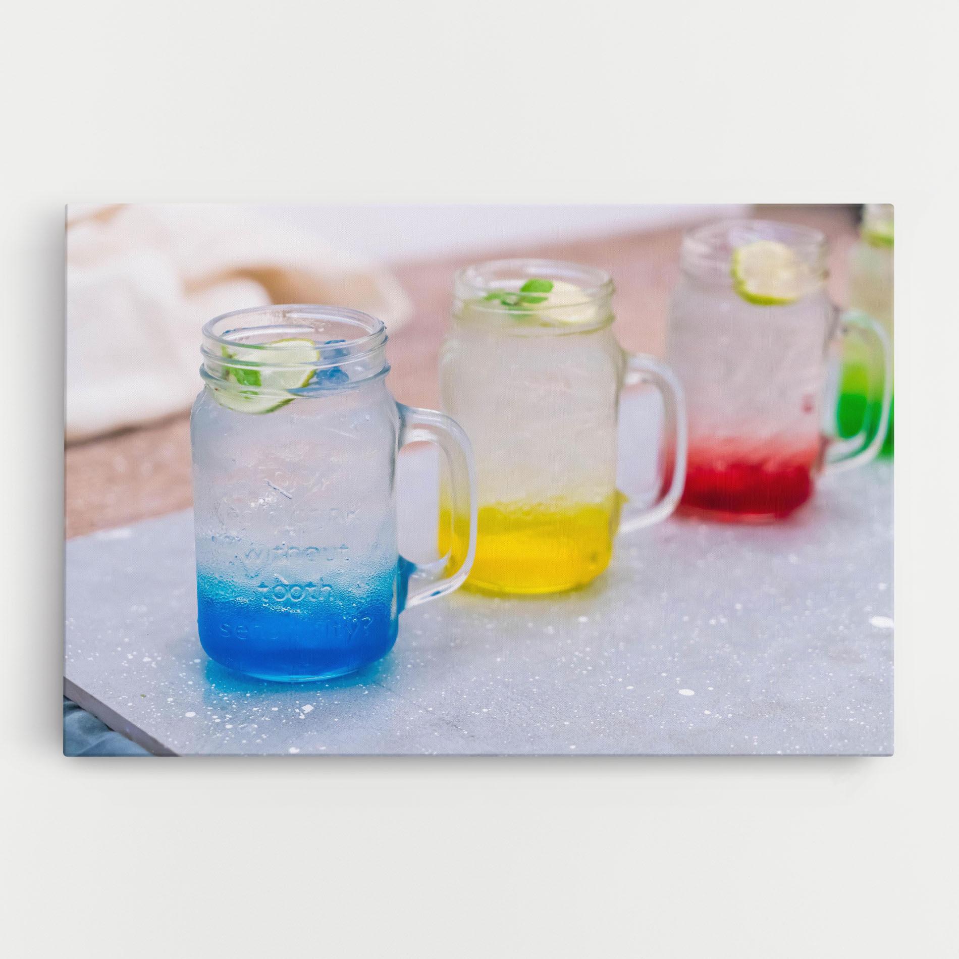 Leinwandbild Colorful Italian Soda mockup 0