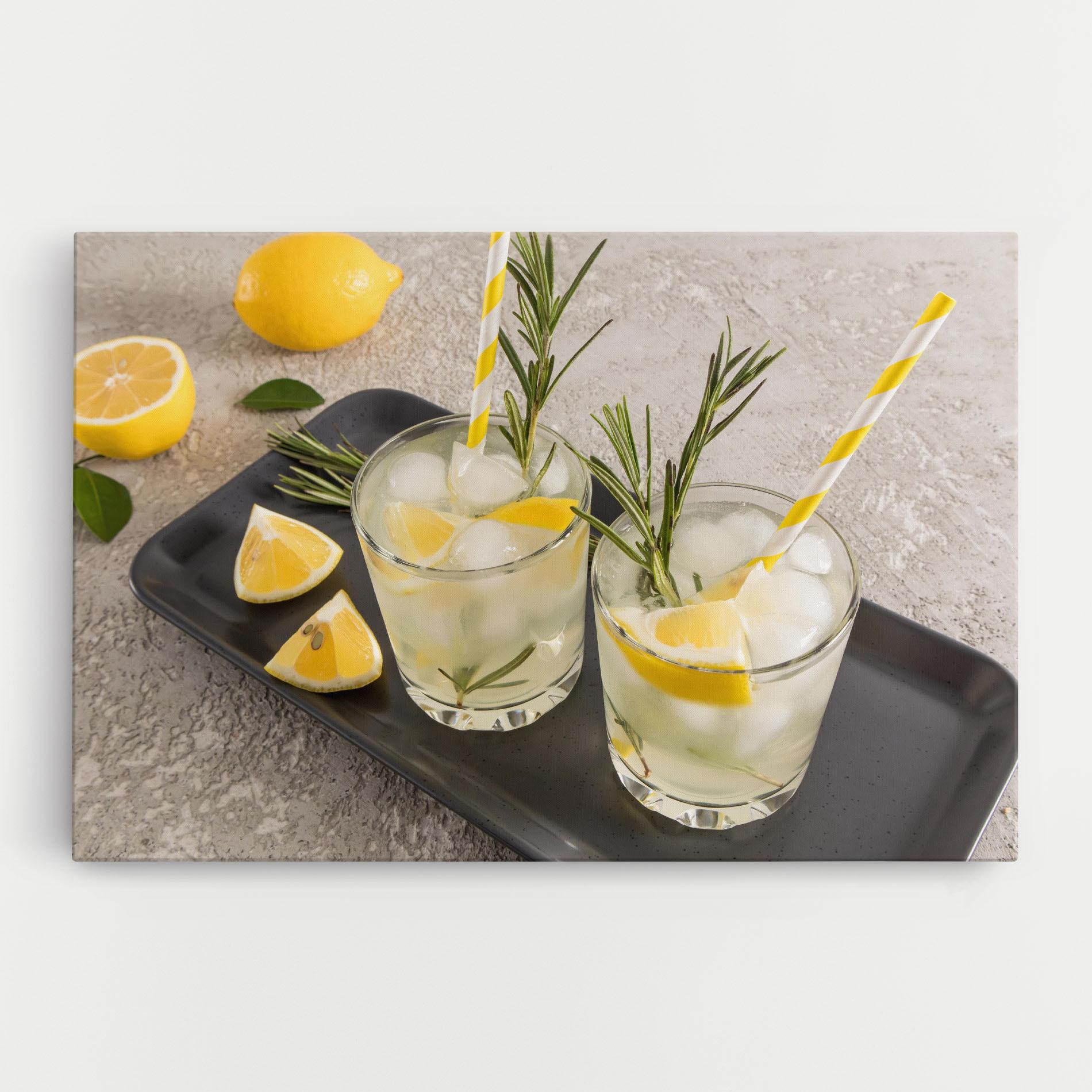 Leinwandbild Fruit Vitamin Water mockup 0