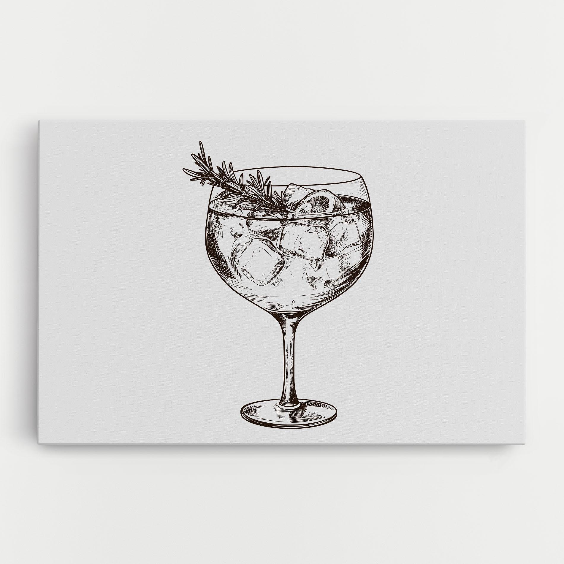 Leinwandbild Gintonic mockup 0