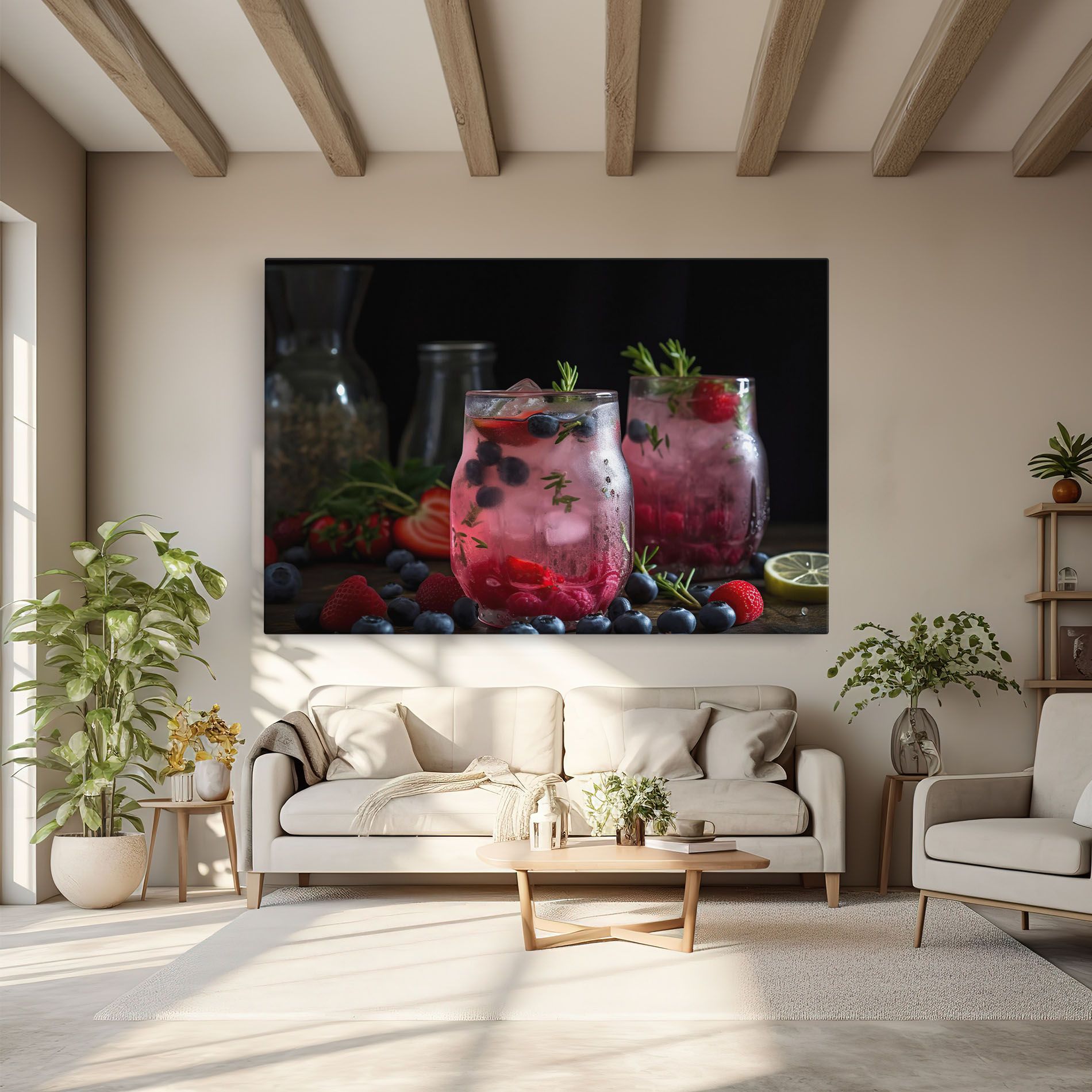 Berry Ice Drink mockup 6