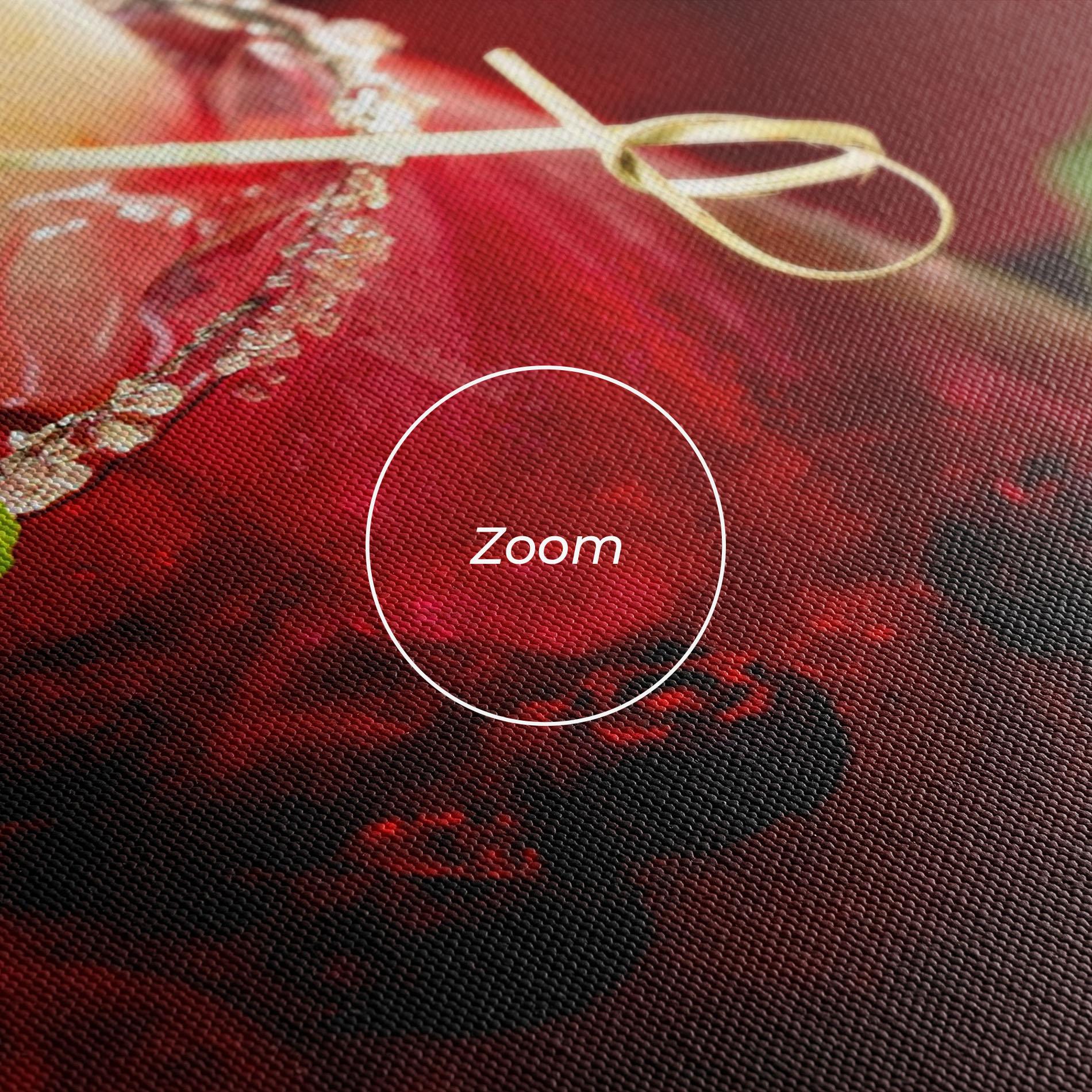 Leinwandbild Berry Drink mockup 3