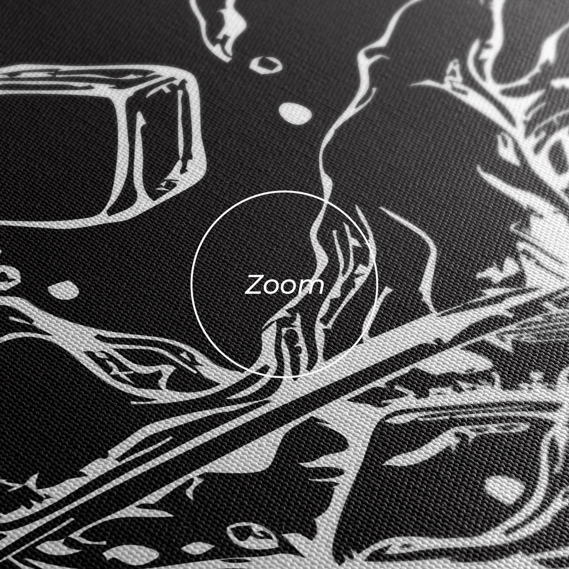 Leinwandbild Ice Splash Drink mockup 3