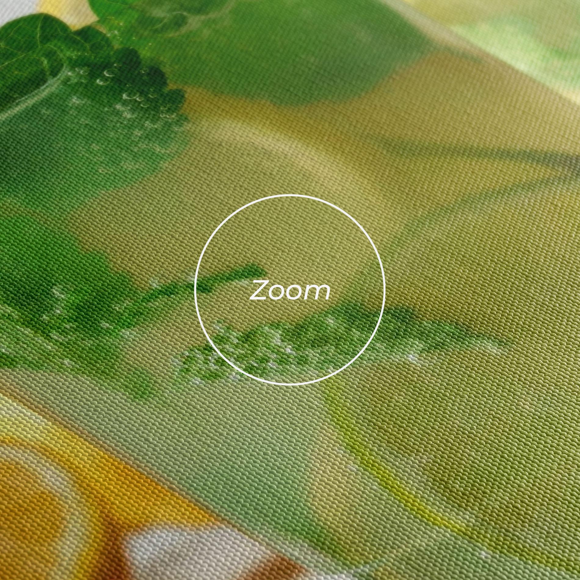 Leinwandbild Mint Leaves Lemonade mockup 3