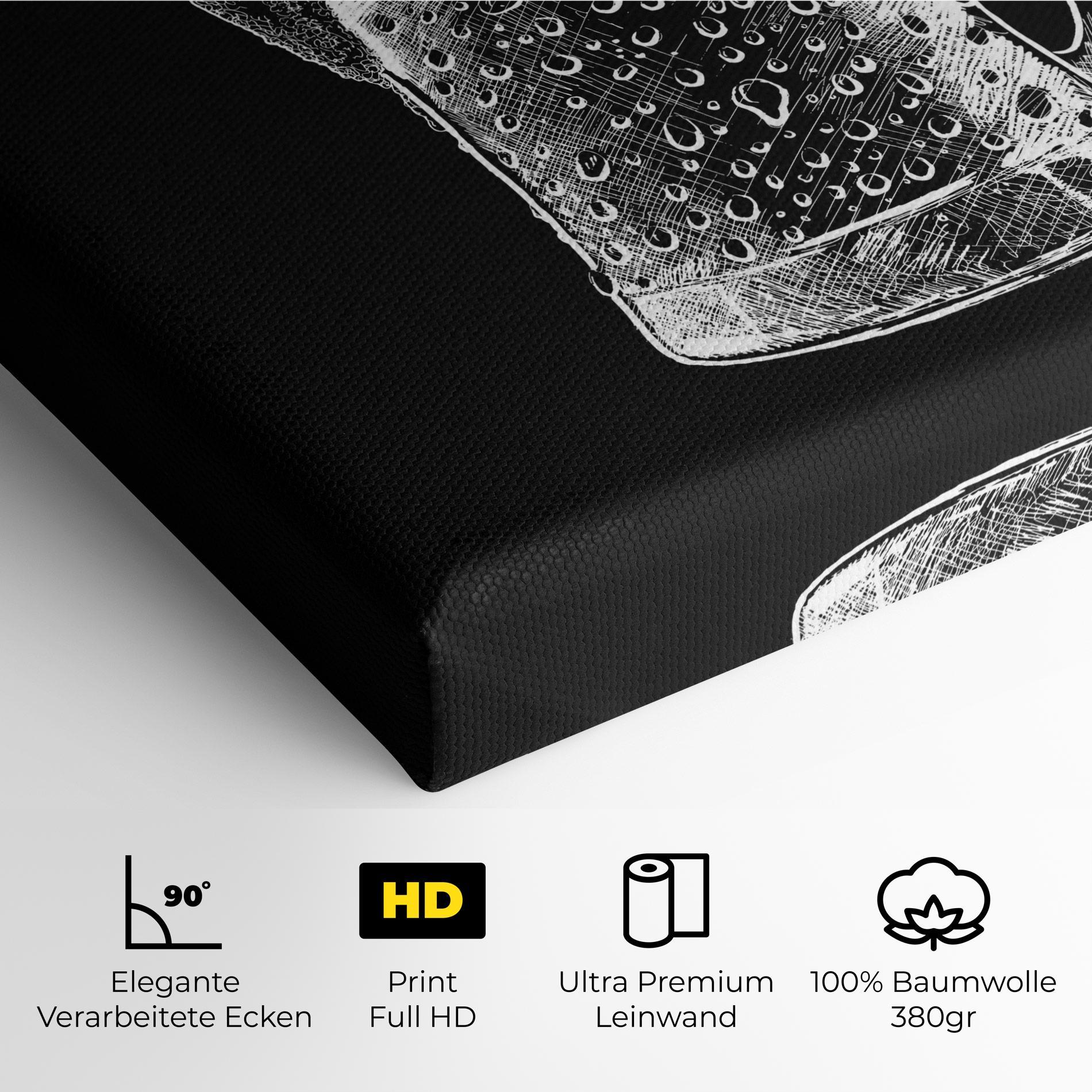 Leinwandbild Beer Woman mockup 4