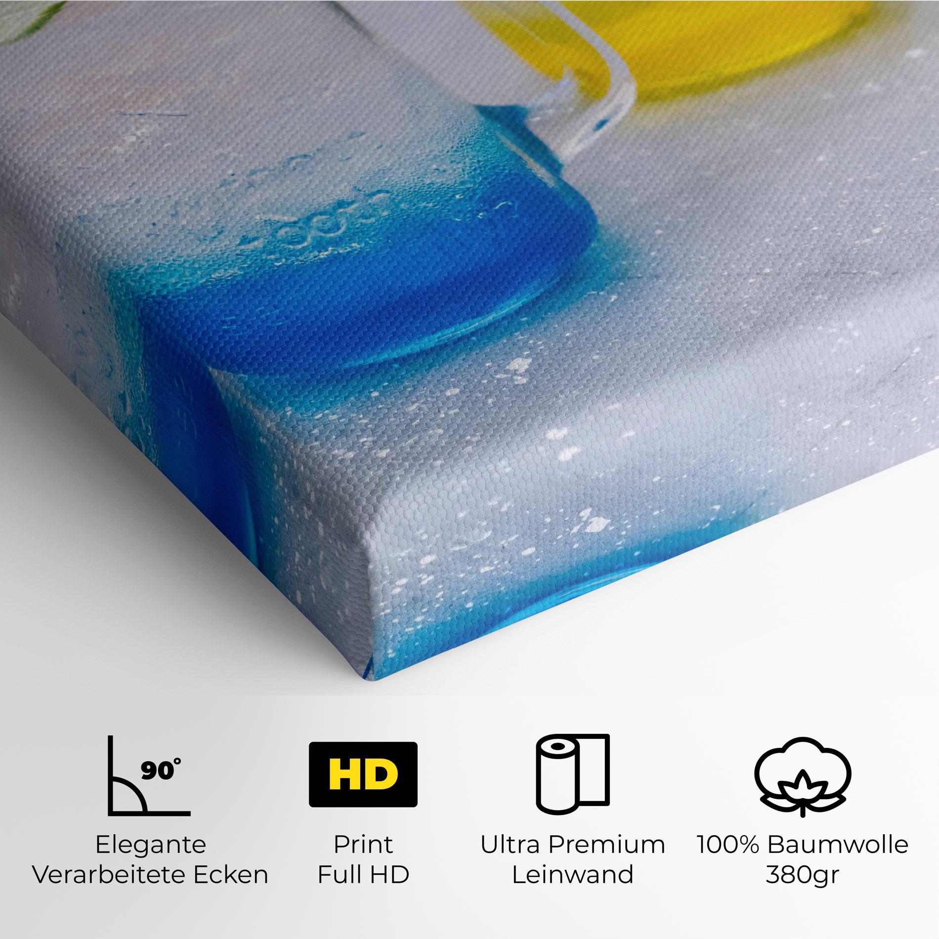 Leinwandbild Colorful Italian Soda mockup 4