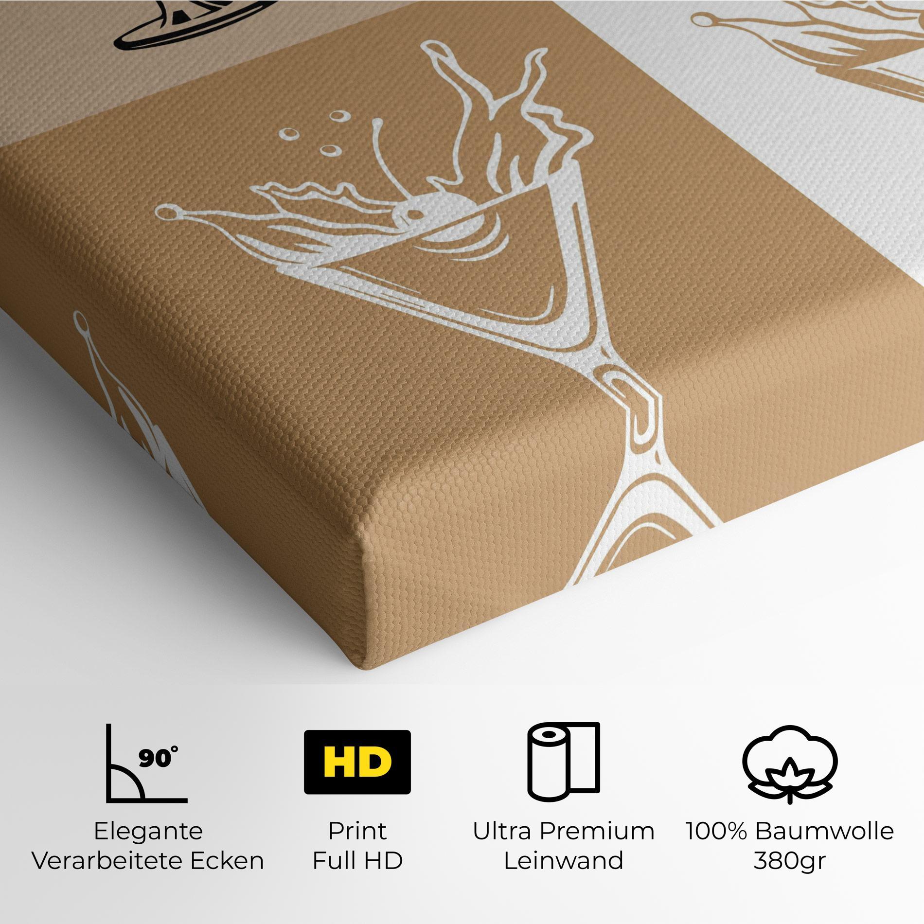 Leinwandbild Drinks Mix mockup 4