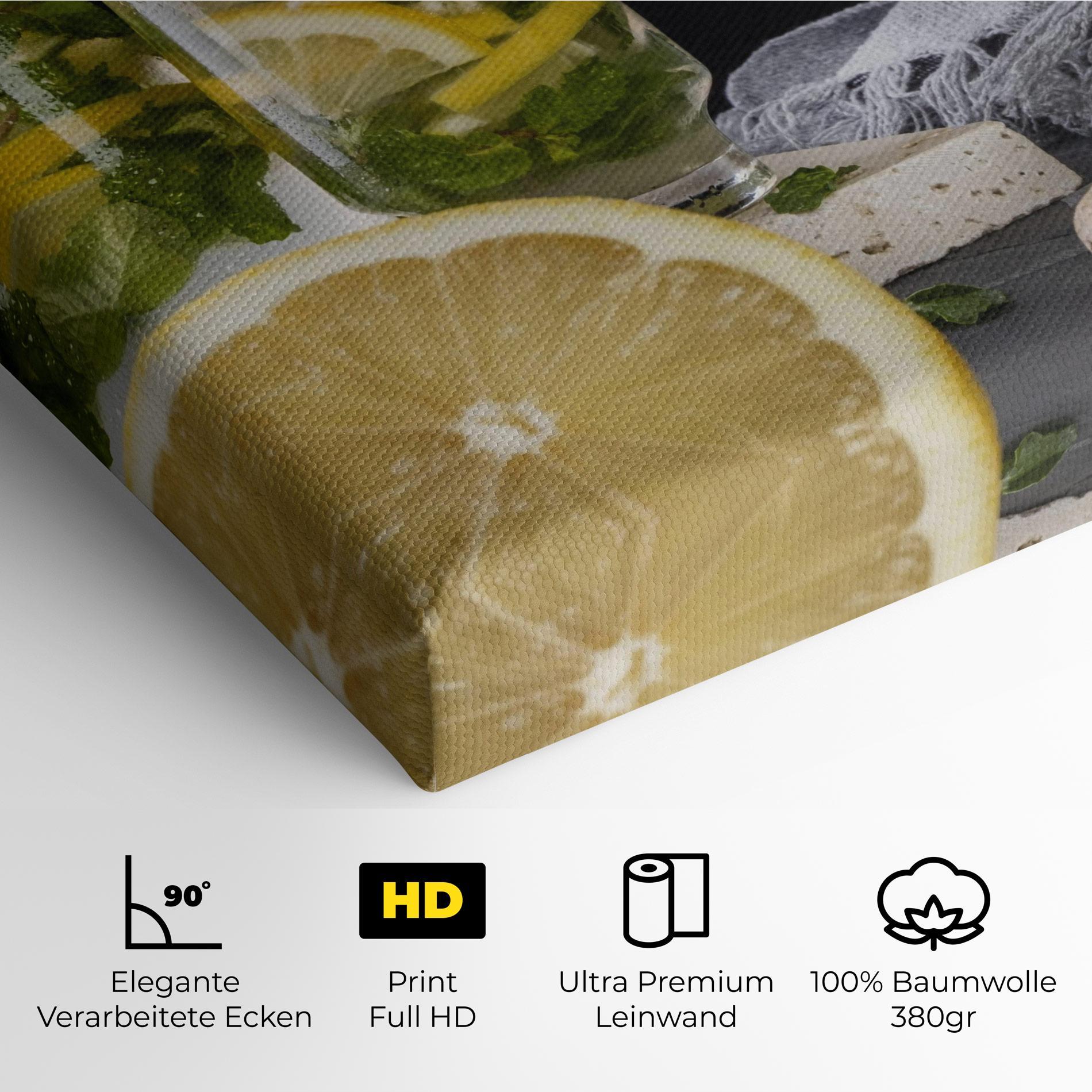 Leinwandbild Ginger Lemonade mockup 4