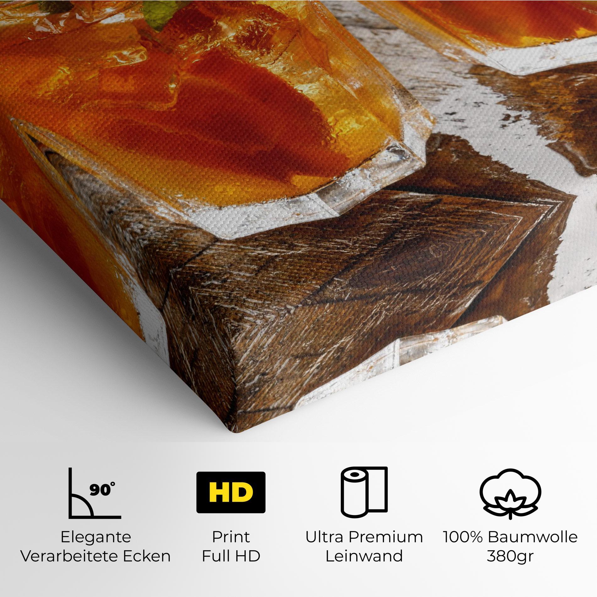 Leinwandbild Orange Lemonade mockup 4