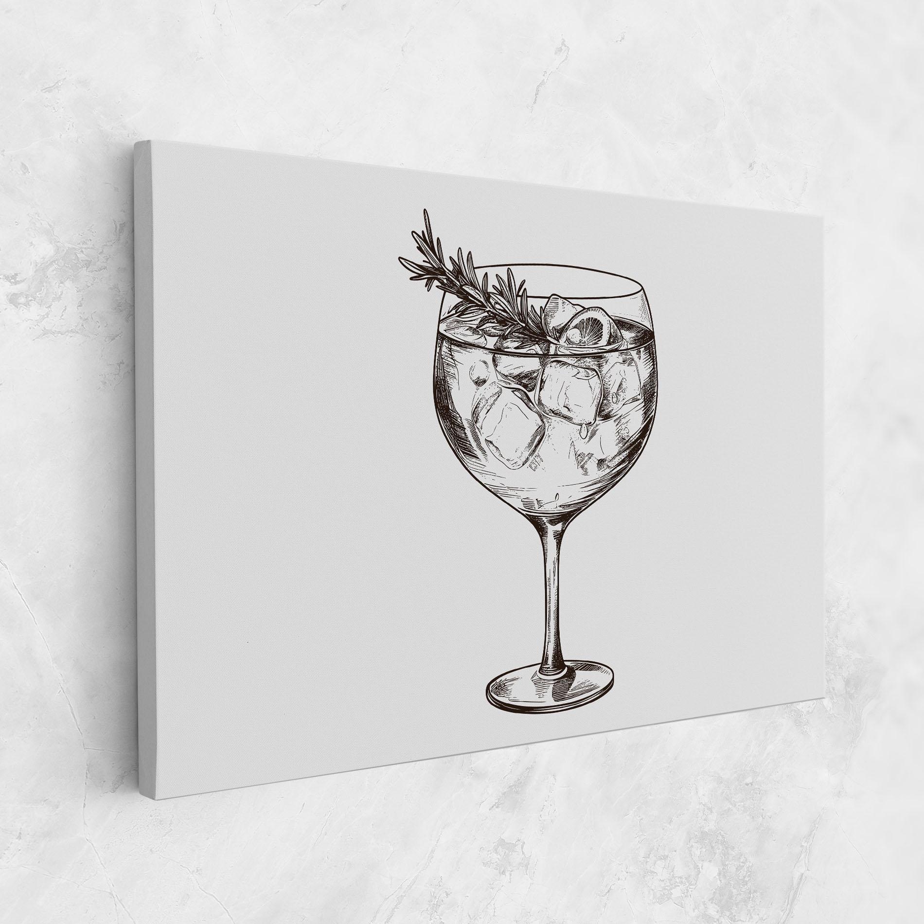 Leinwandbild Gintonic mockup 1
