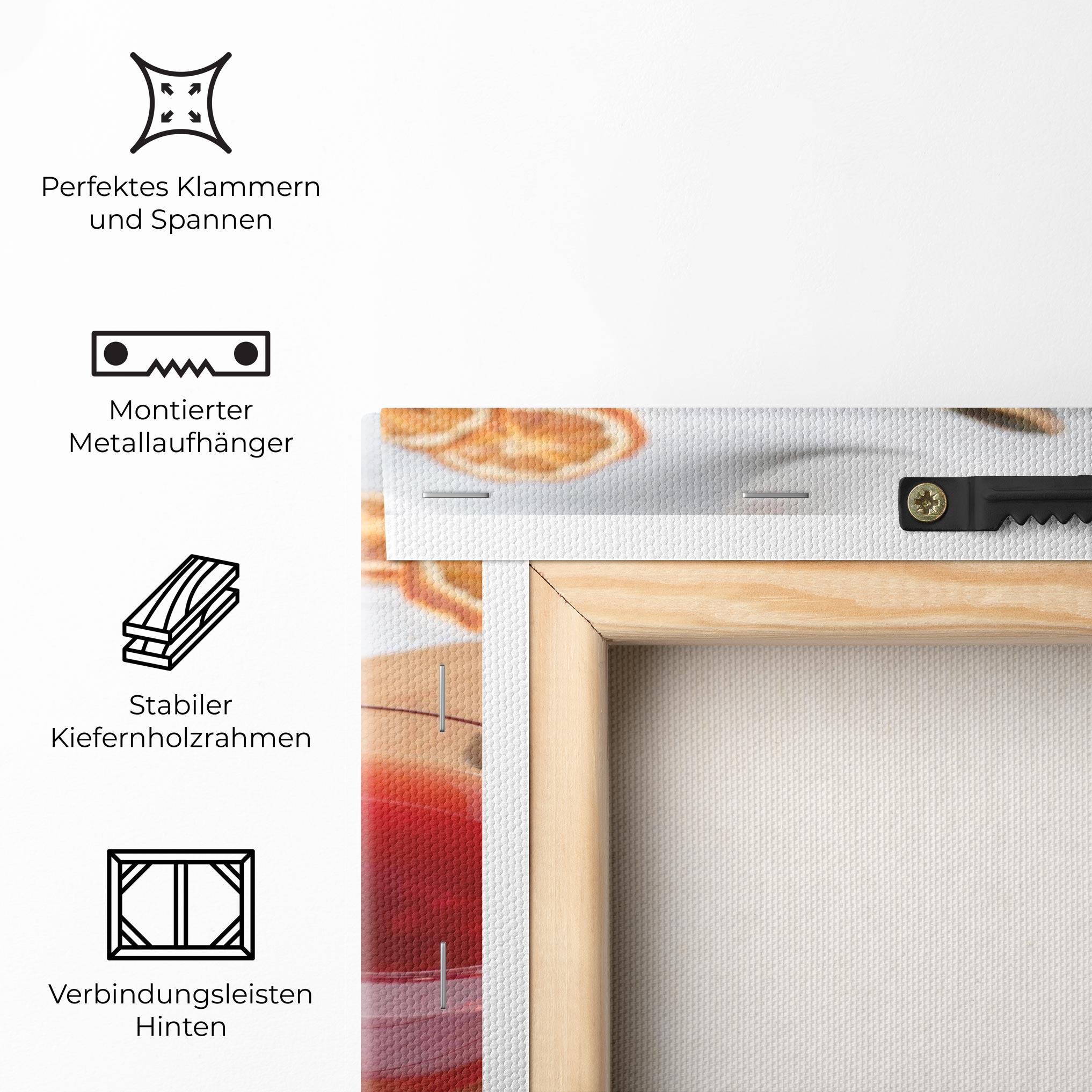 Leinwandbild Pomegranate Lemon mockup 5
