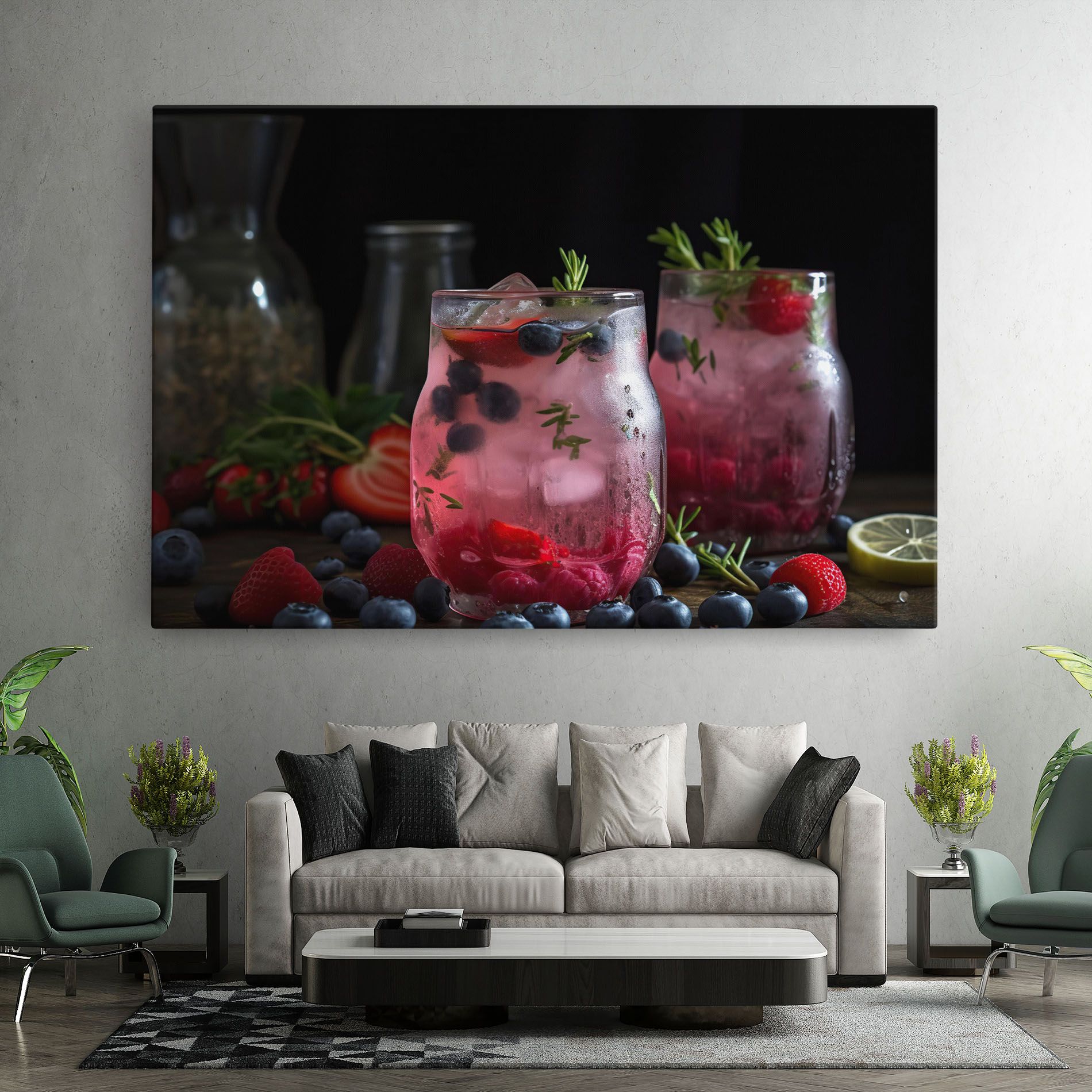 Berry Ice Drink mockup 7