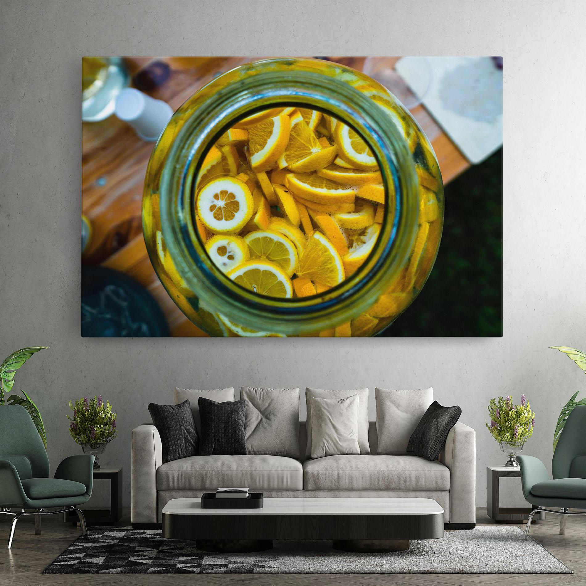 Leinwandbild Big Limonade mockup 7