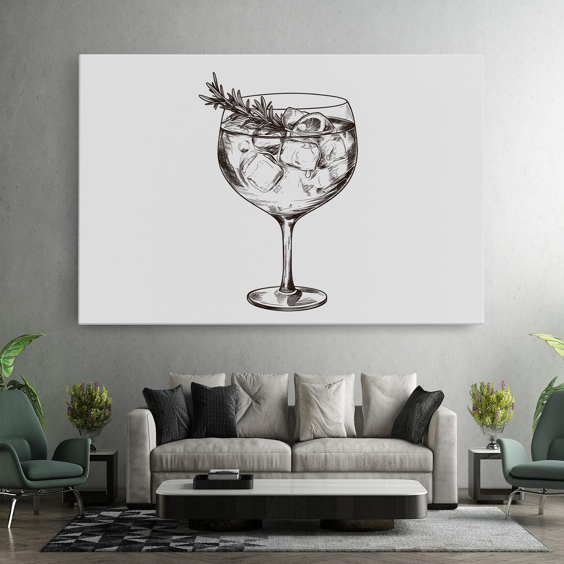 Leinwandbild Gintonic mockup 7