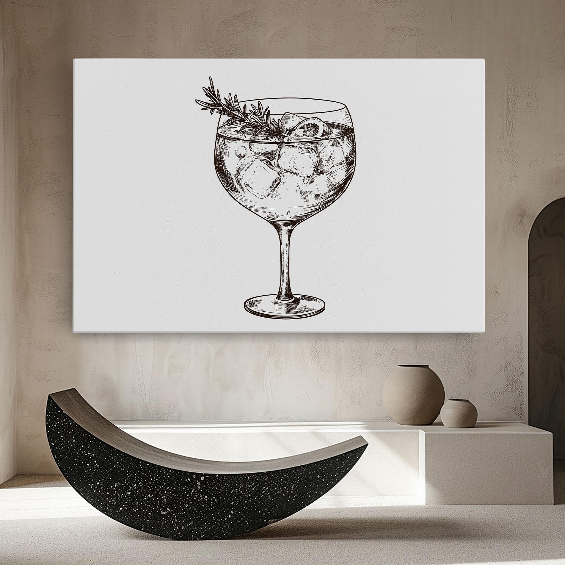 Leinwandbild Gintonic mockup 8