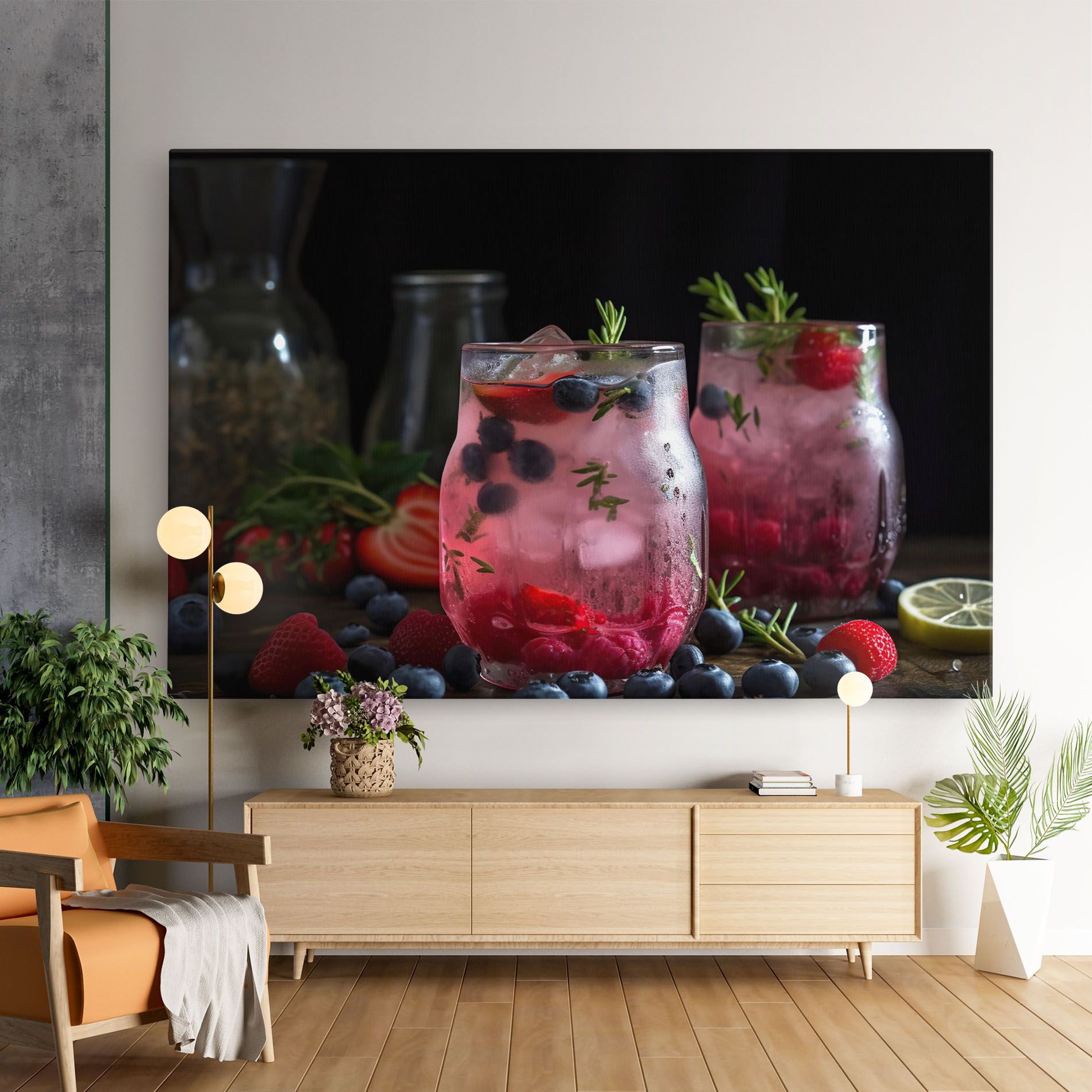 Berry Ice Drink mockup 9