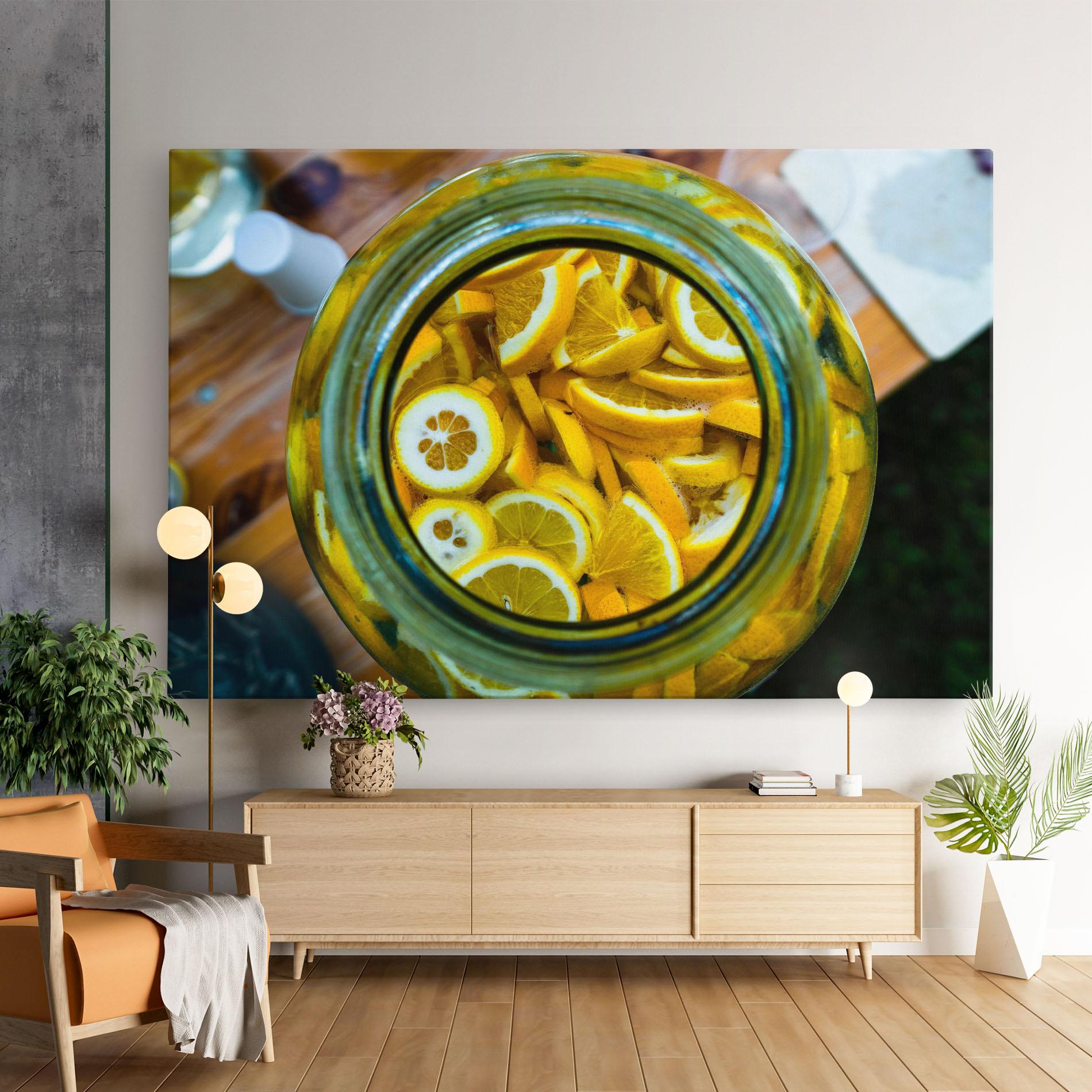 Leinwandbild Big Limonade mockup 9