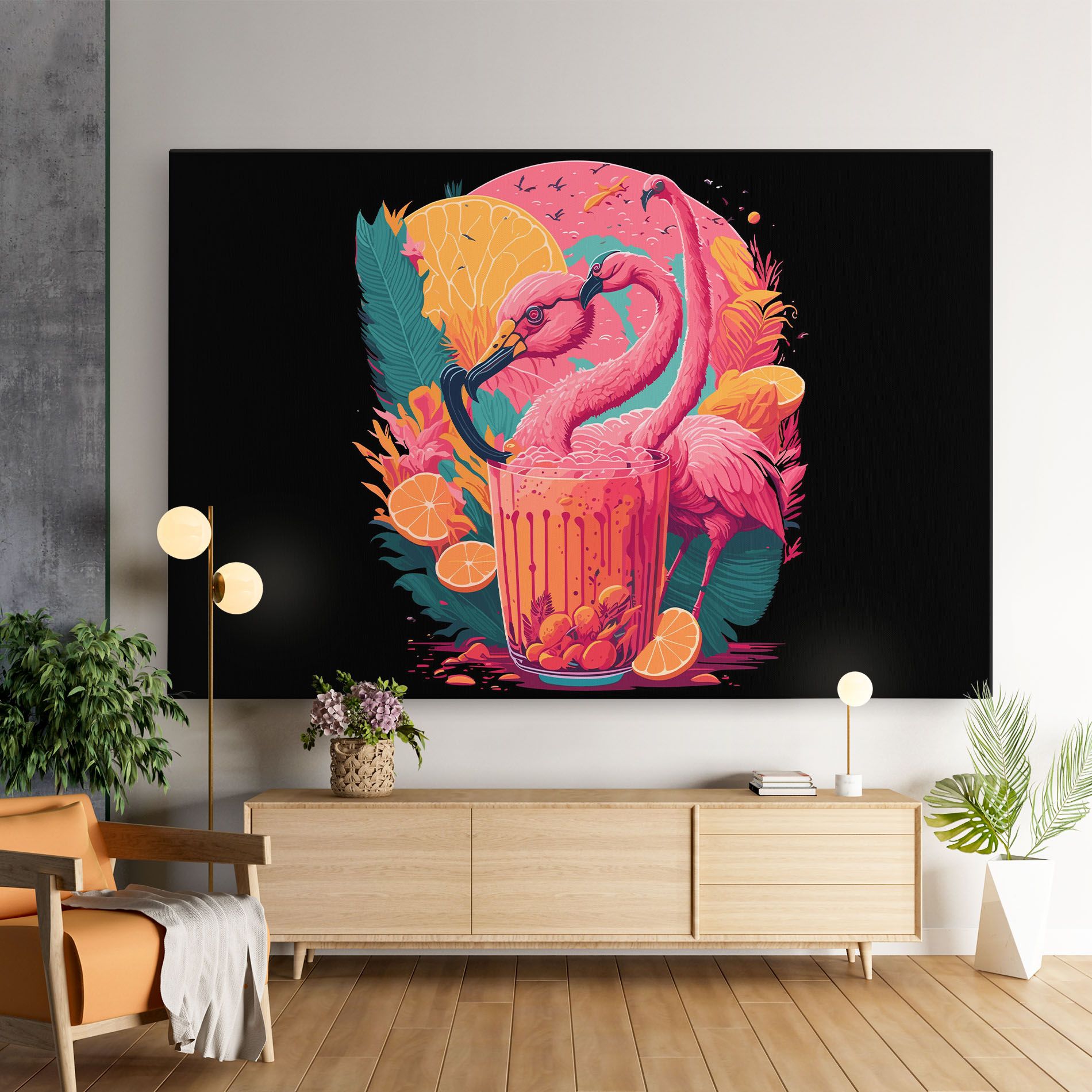 Pink Bird Drink mockup 9