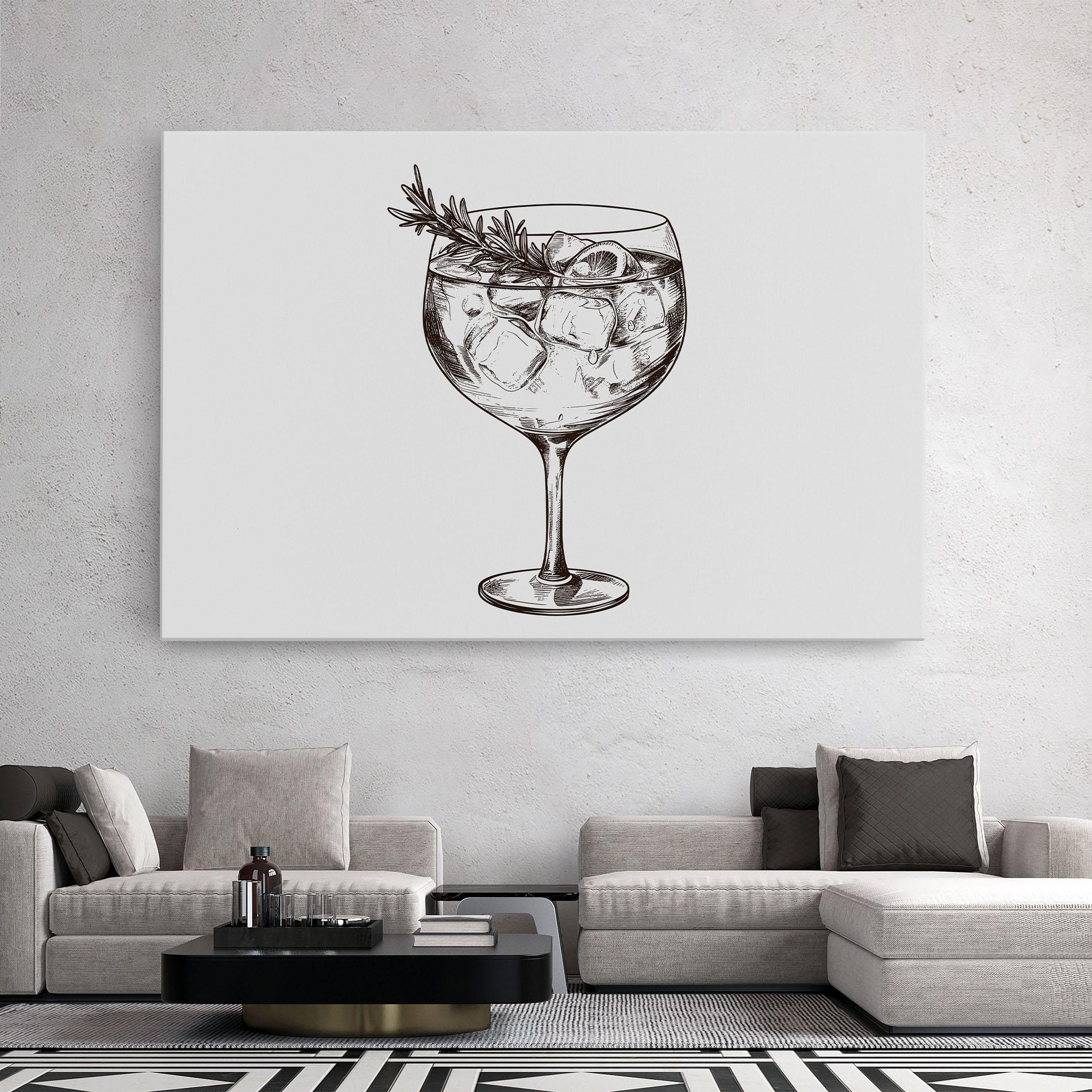 Leinwandbild Gintonic mockup 2