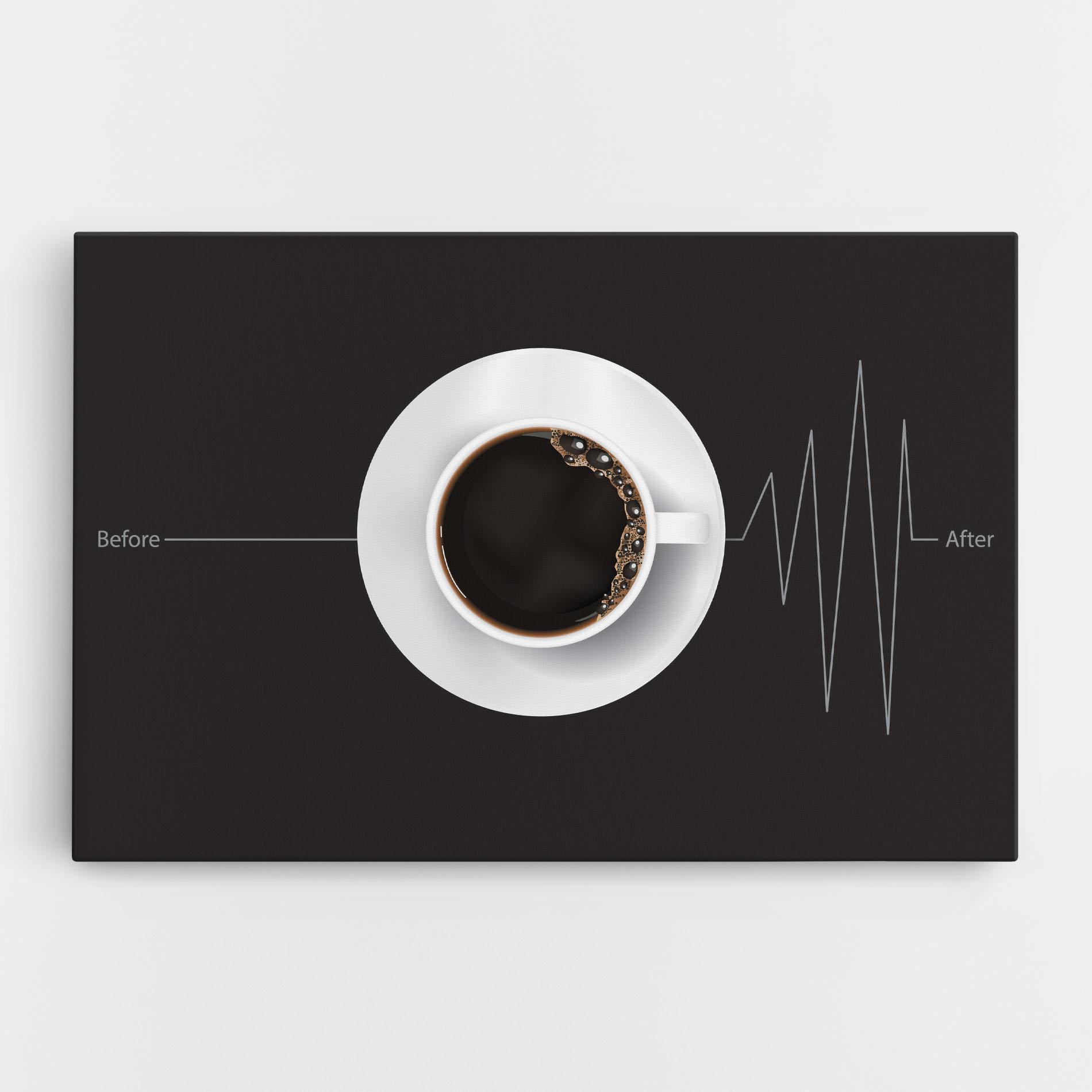 Leinwandbild After Coffee mockup 0