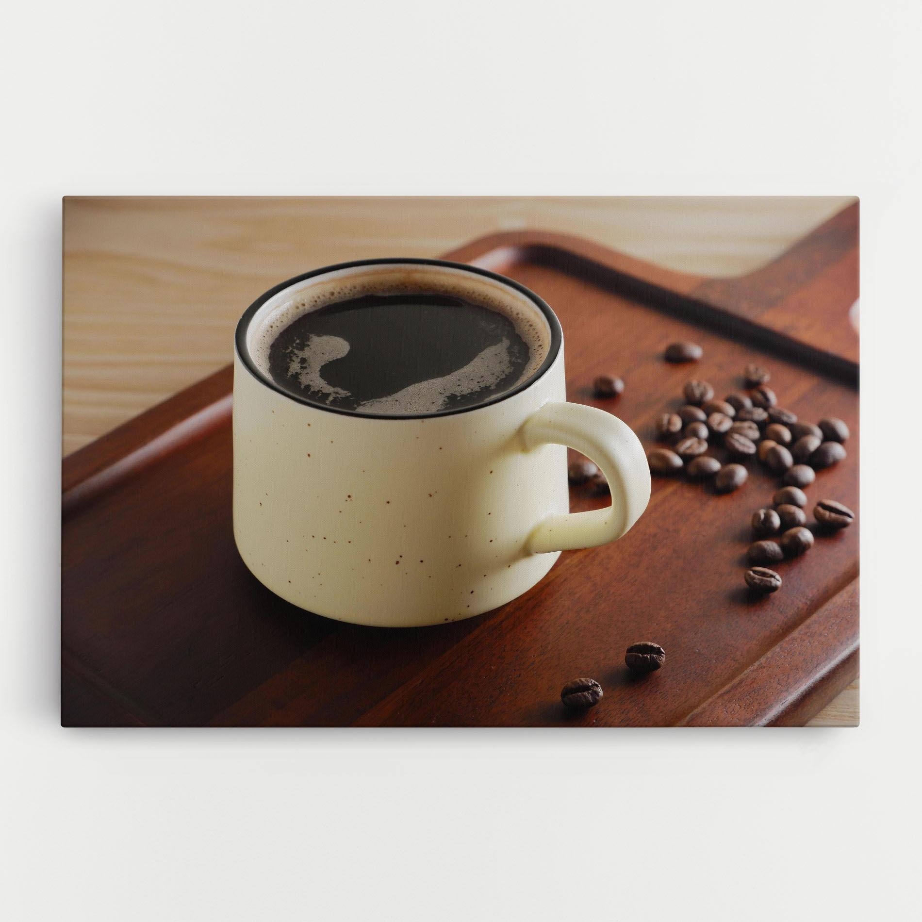 Leinwandbild Coffee Served mockup 0