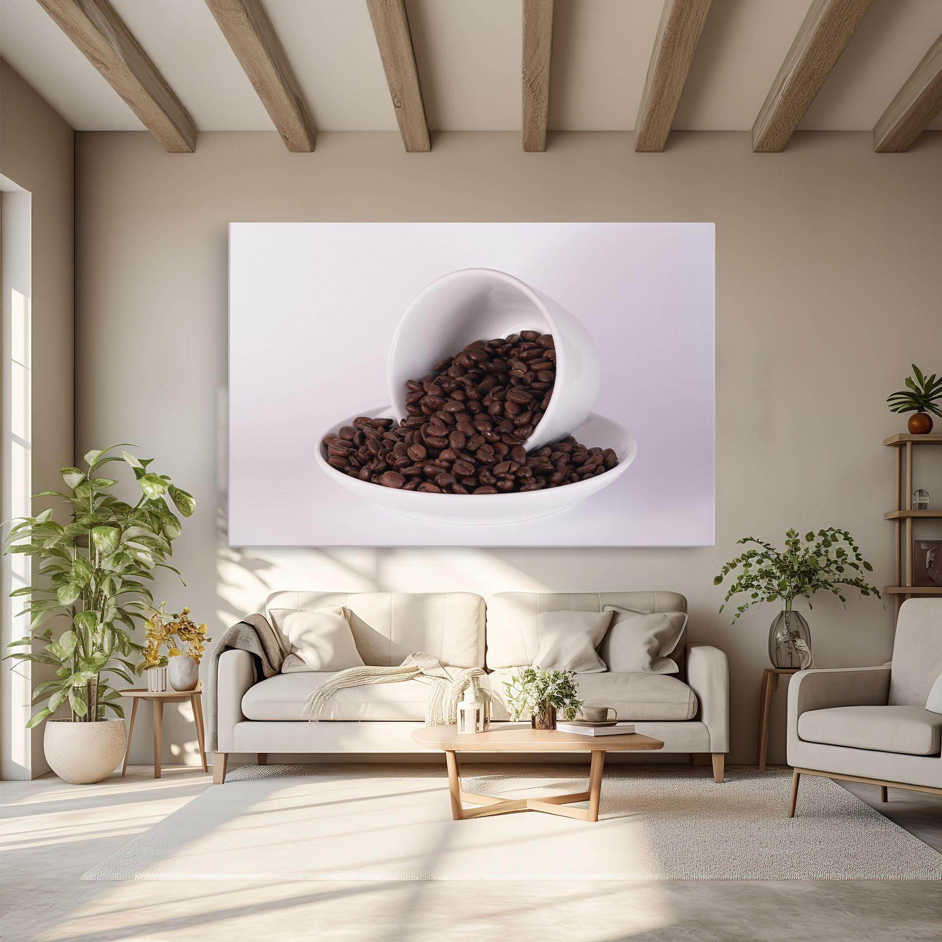 Leinwandbild Bowl Of Coffee mockup 6