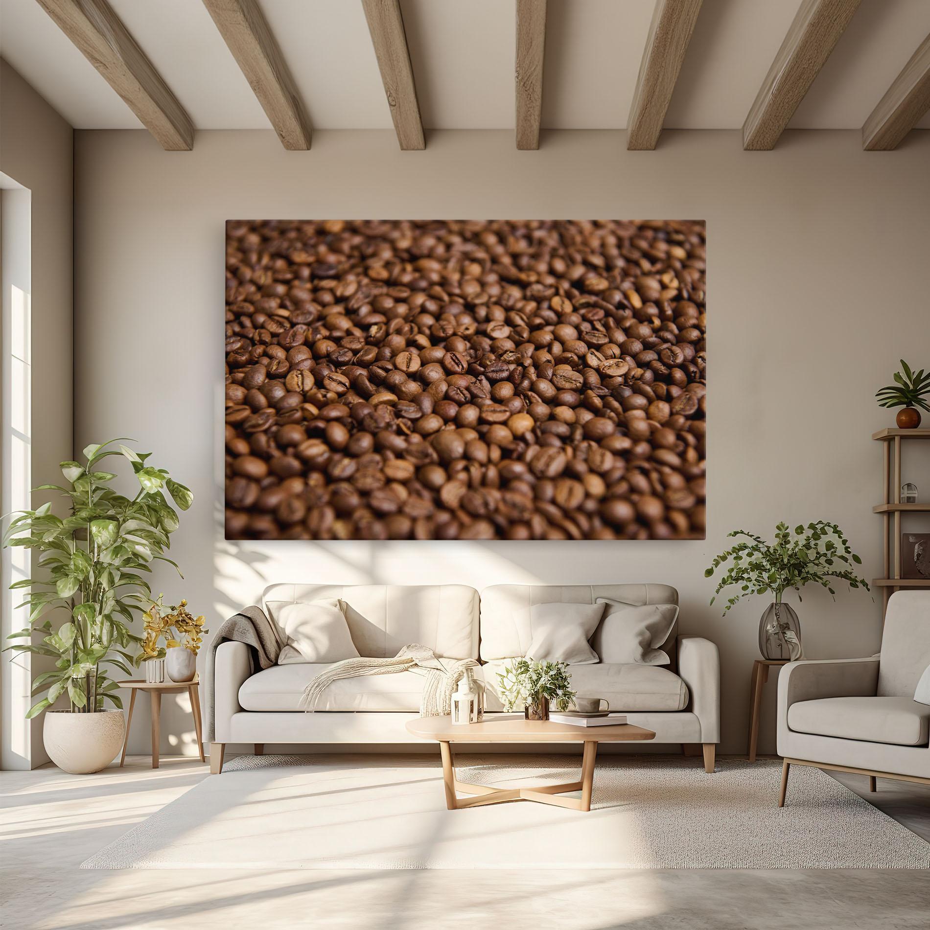 Leinwandbild Fresh Roasted Coffee mockup 6