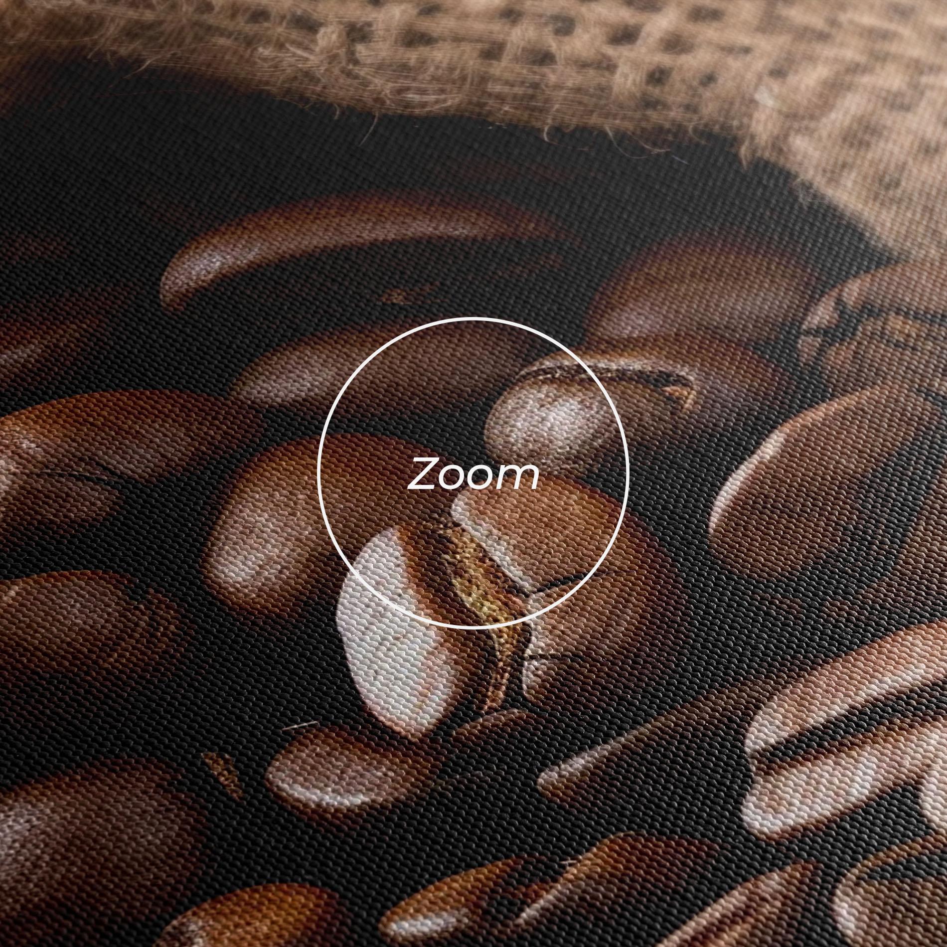 Leinwandbild Bag Of Coffee Beans mockup 3