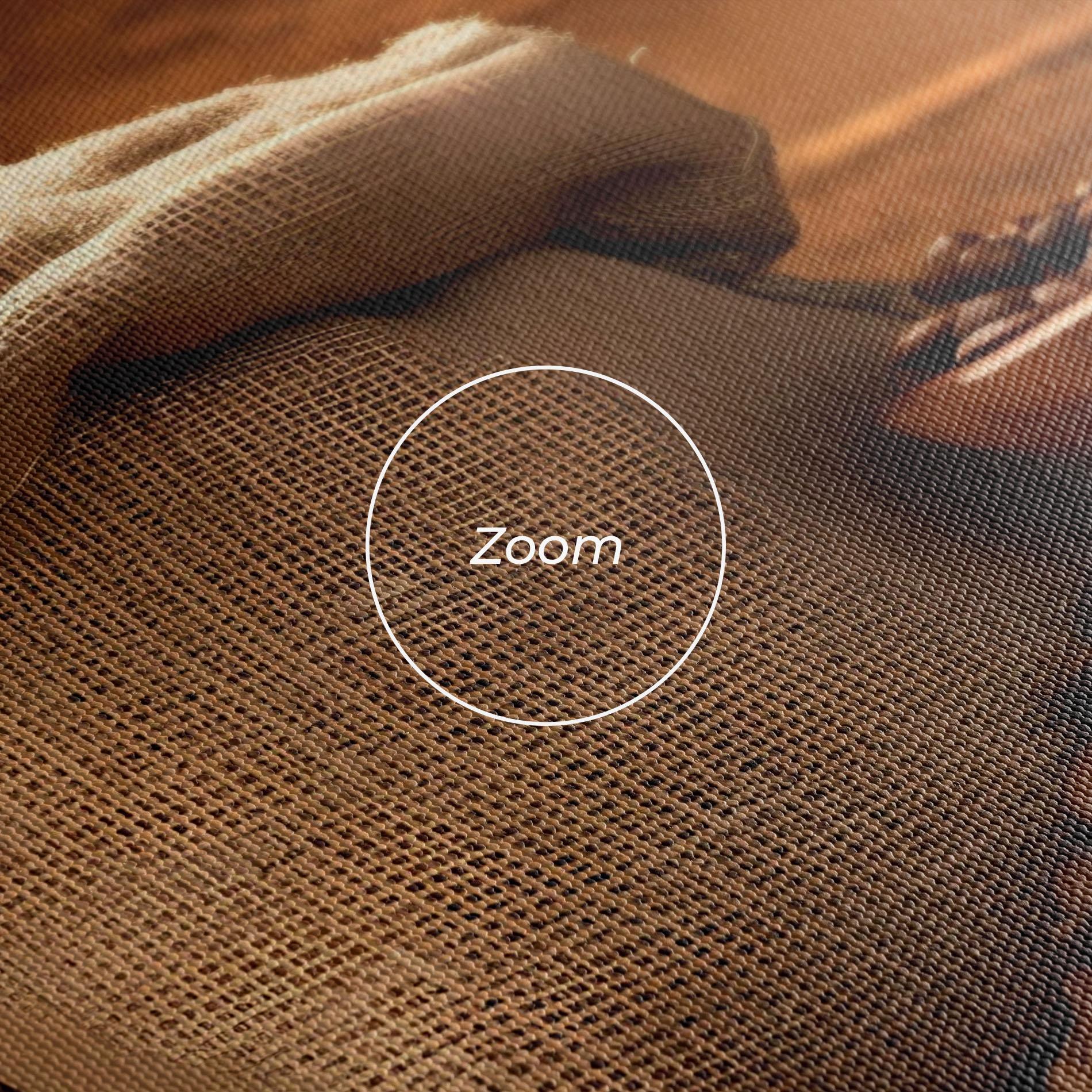 Leinwandbild Big Bag Of Coffee Beans mockup 3