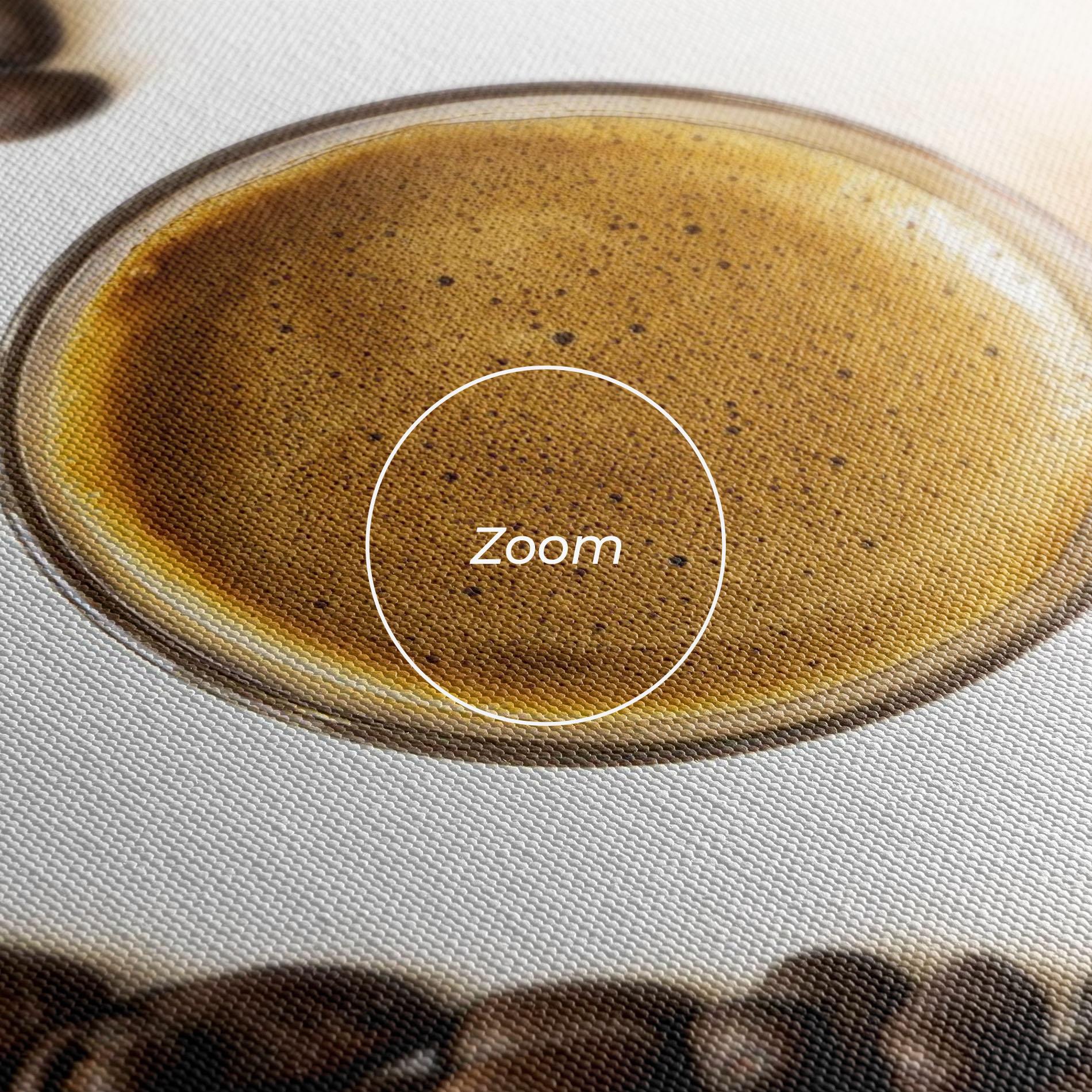 Leinwandbild Coffee Bean Heart mockup 3