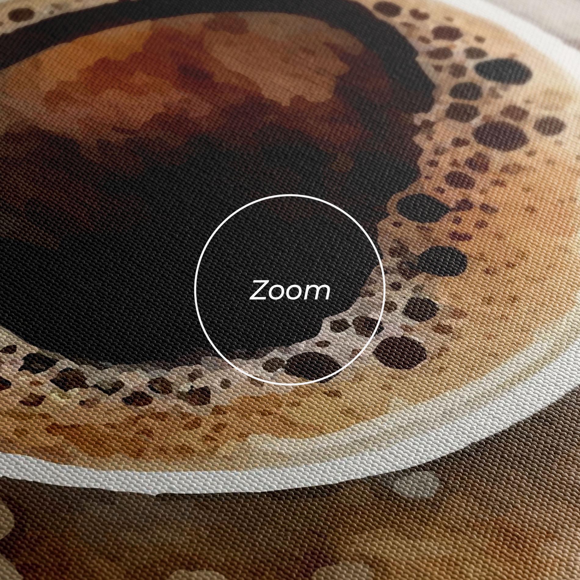 Leinwandbild Coffee Liquid mockup 3