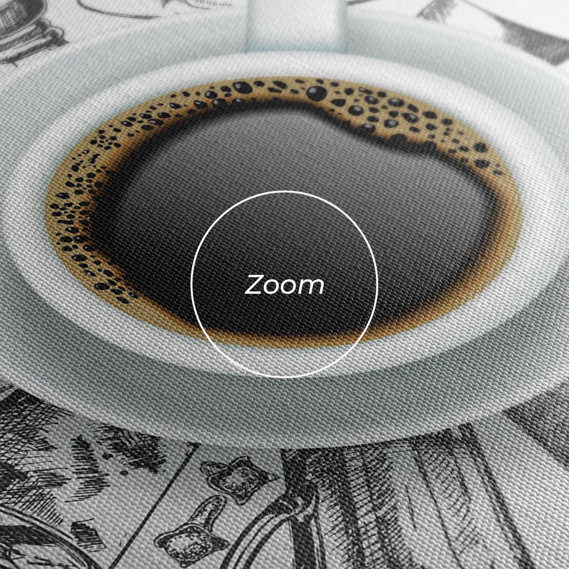 Leinwandbild Coffee List mockup 3