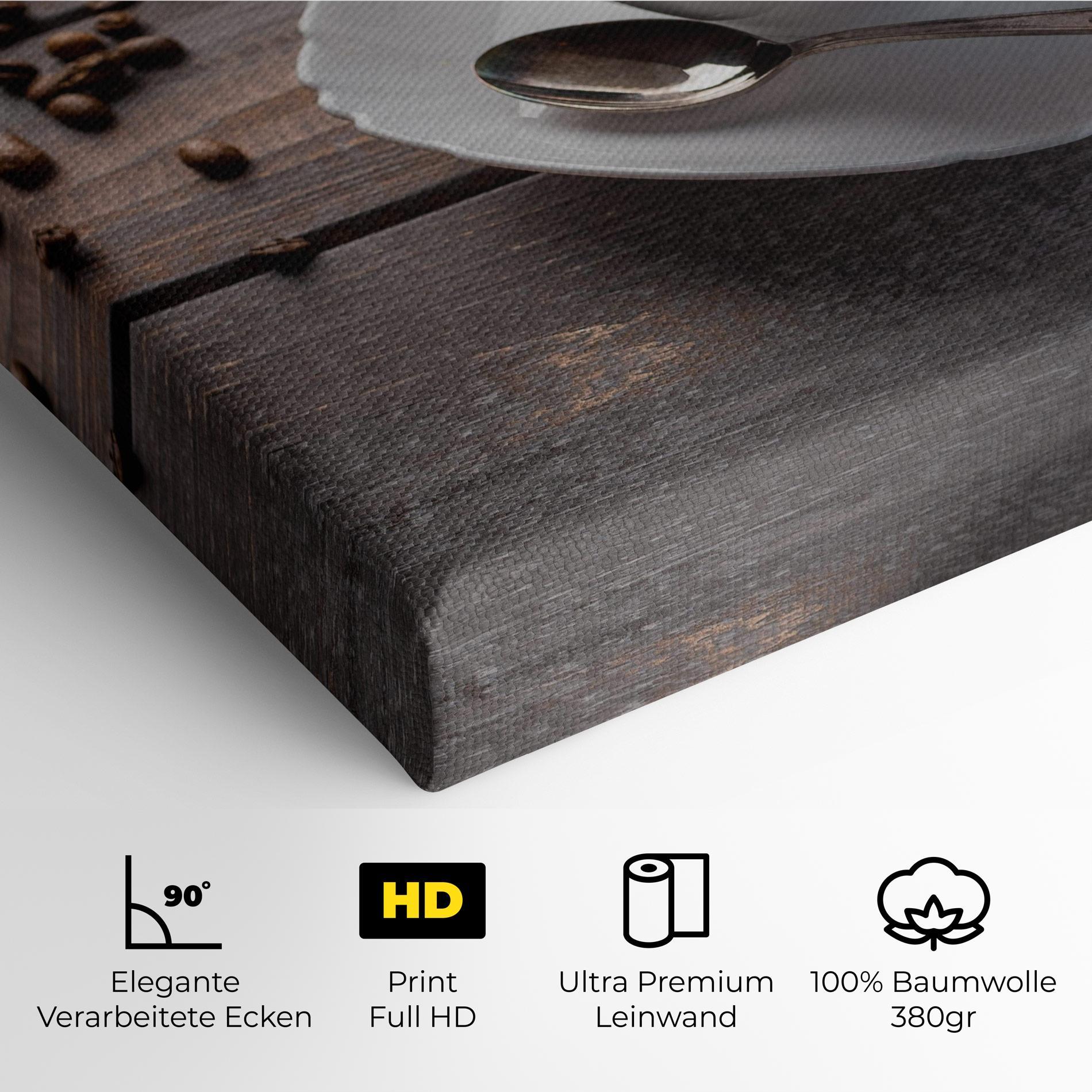 Leinwandbild Aroma Coffee mockup 4