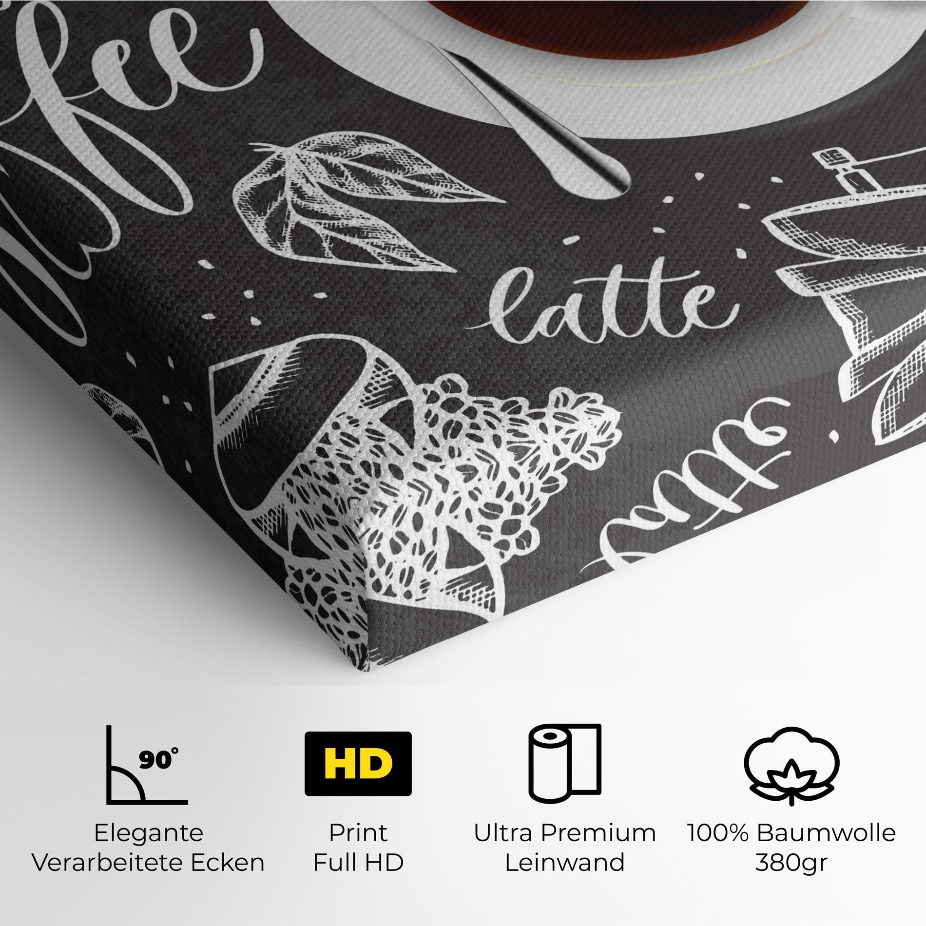 Leinwandbild Best Coffee mockup 4