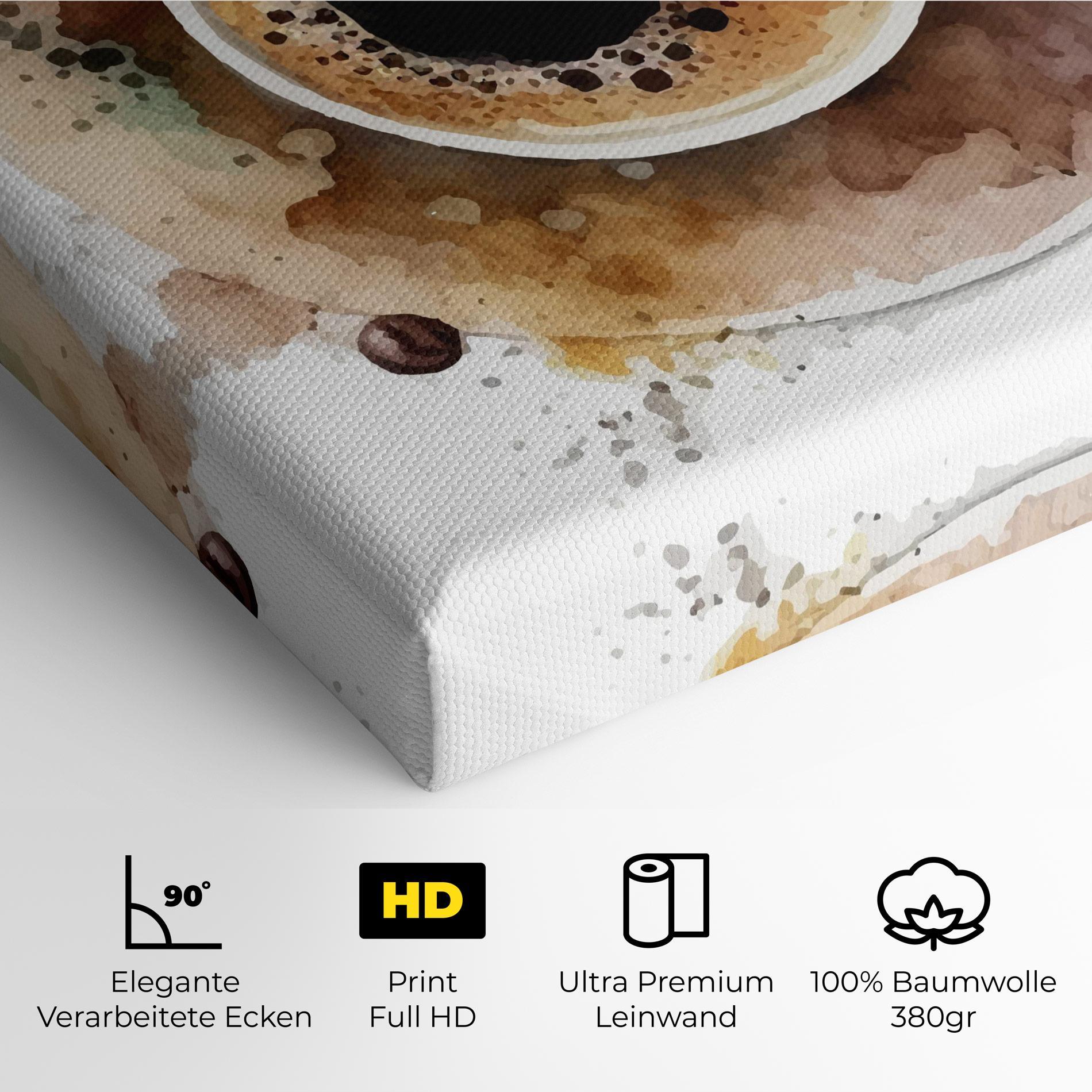 Leinwandbild Coffee Liquid mockup 4