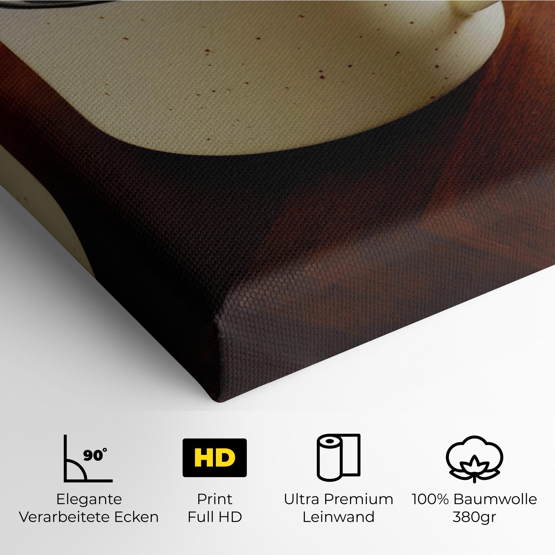 Leinwandbild Coffee Served mockup 4