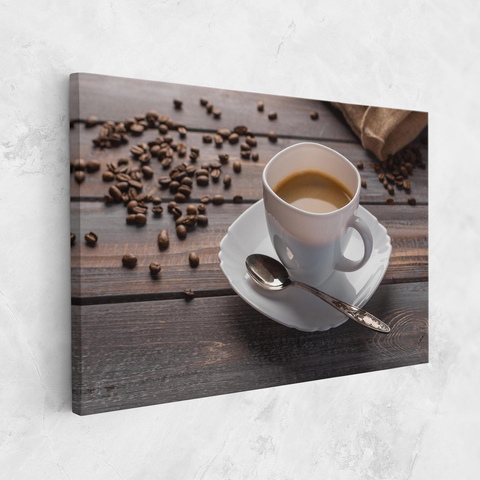 Leinwandbild Aroma Coffee mockup 1